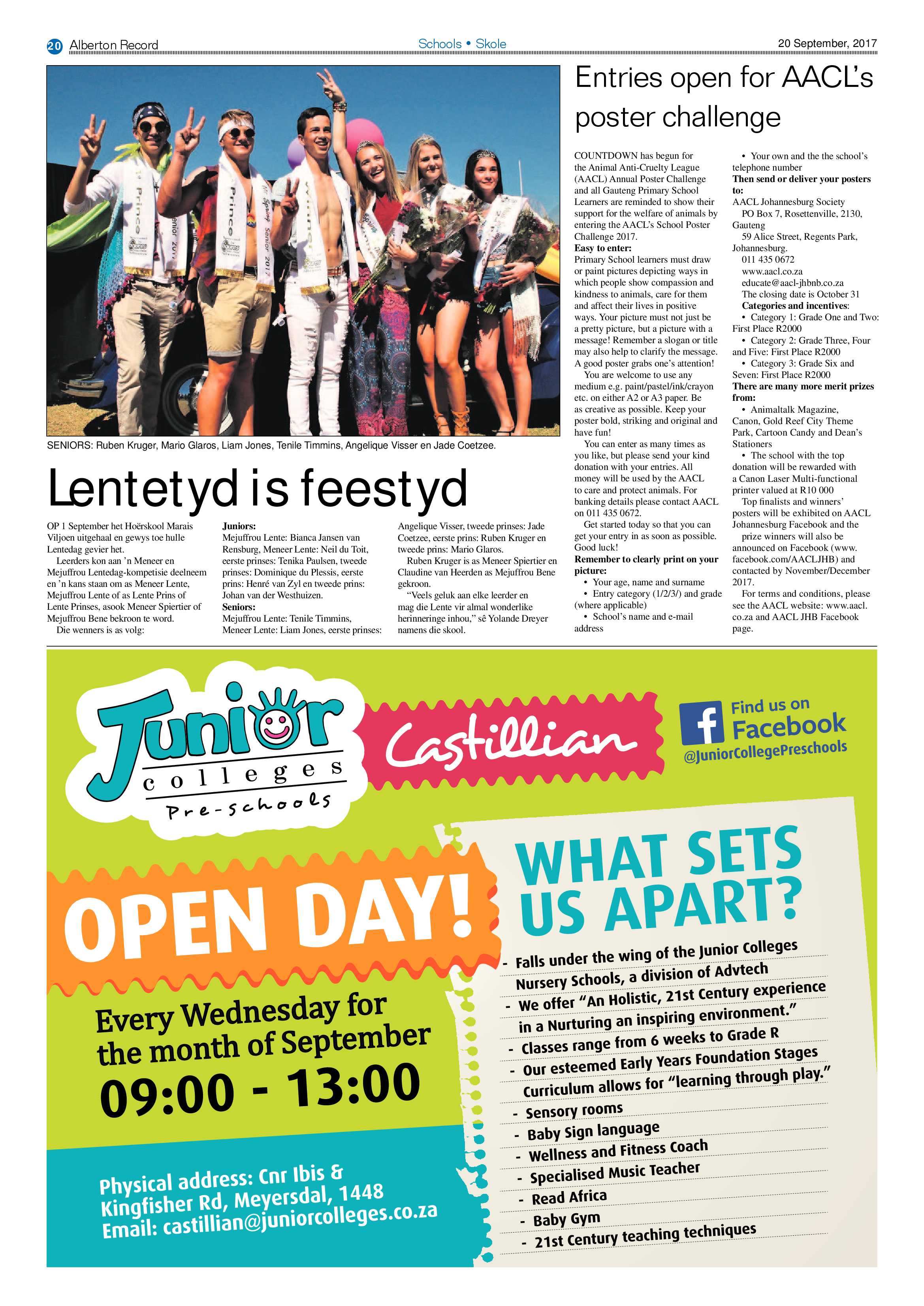 Alberton Record 20 September 2017 page 20