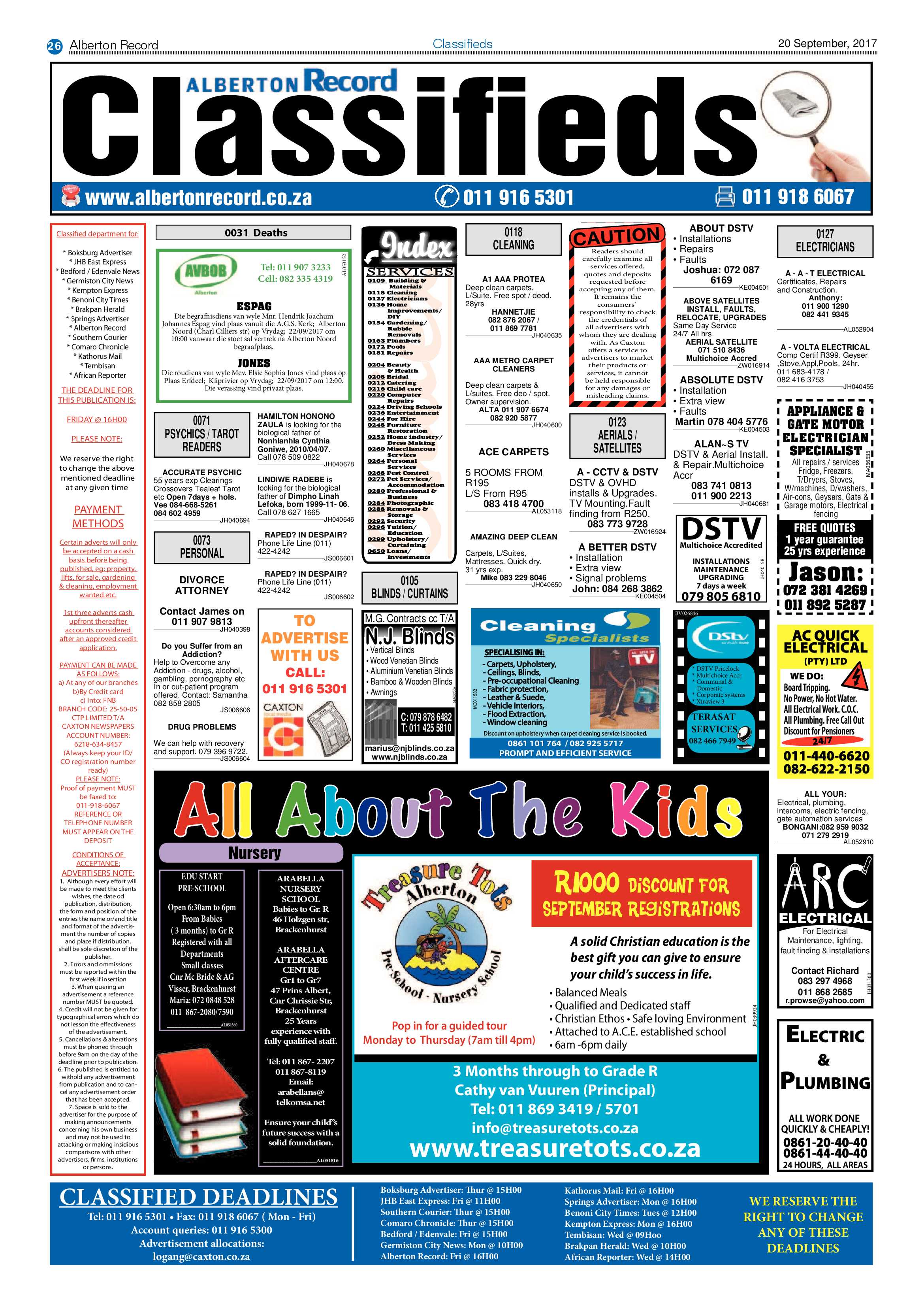 Alberton Record 20 September 2017 page 26