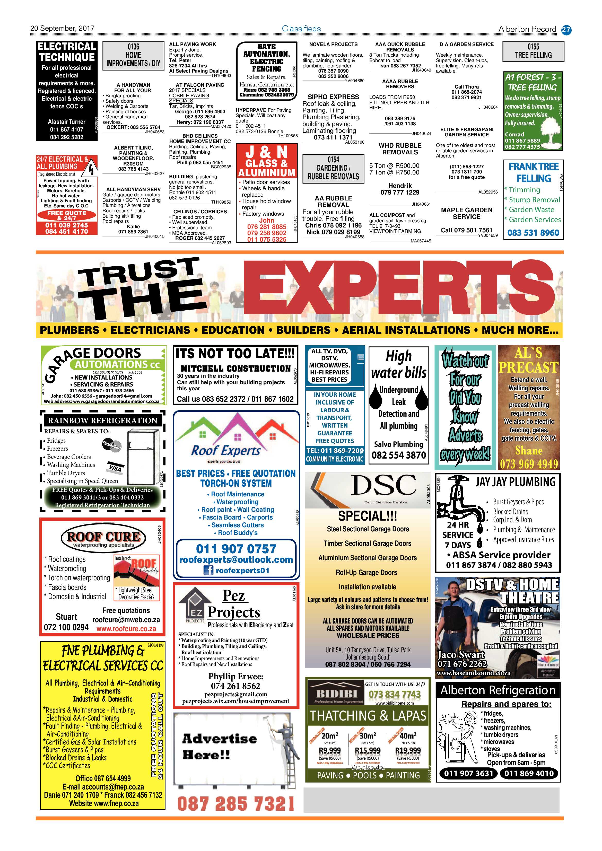 Alberton Record 20 September 2017 page 27