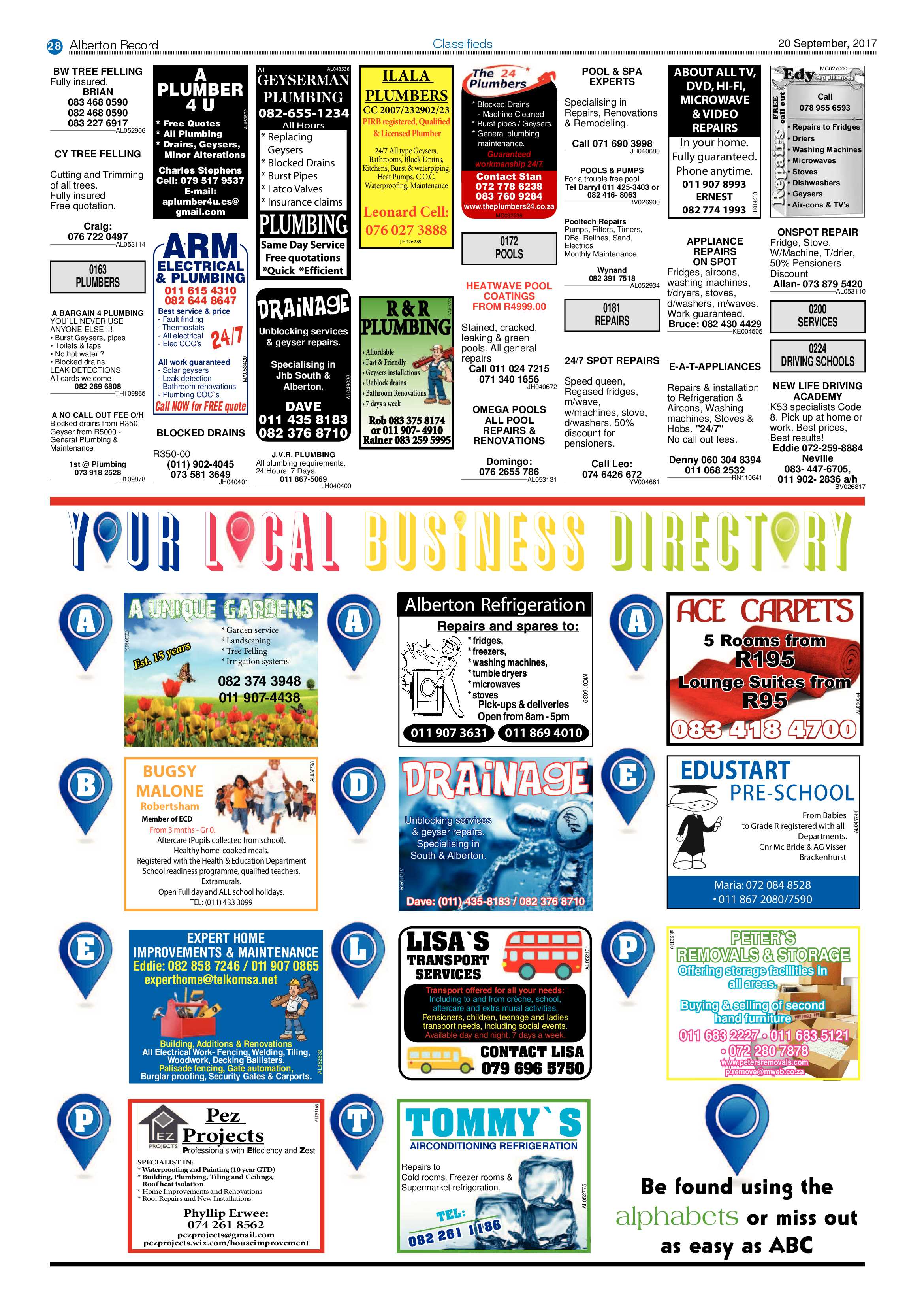 Alberton Record 20 September 2017 page 28