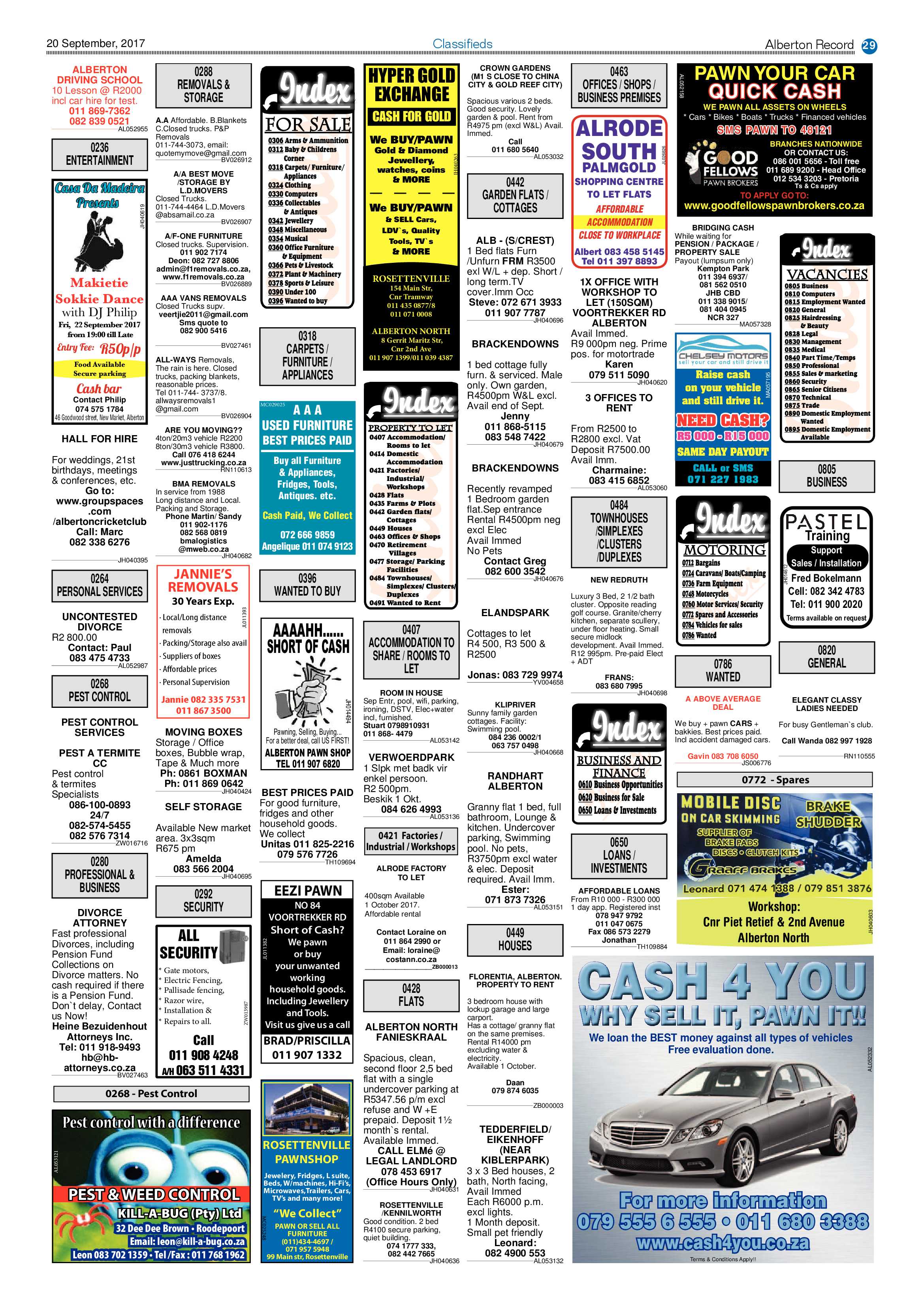 Alberton Record 20 September 2017 page 29
