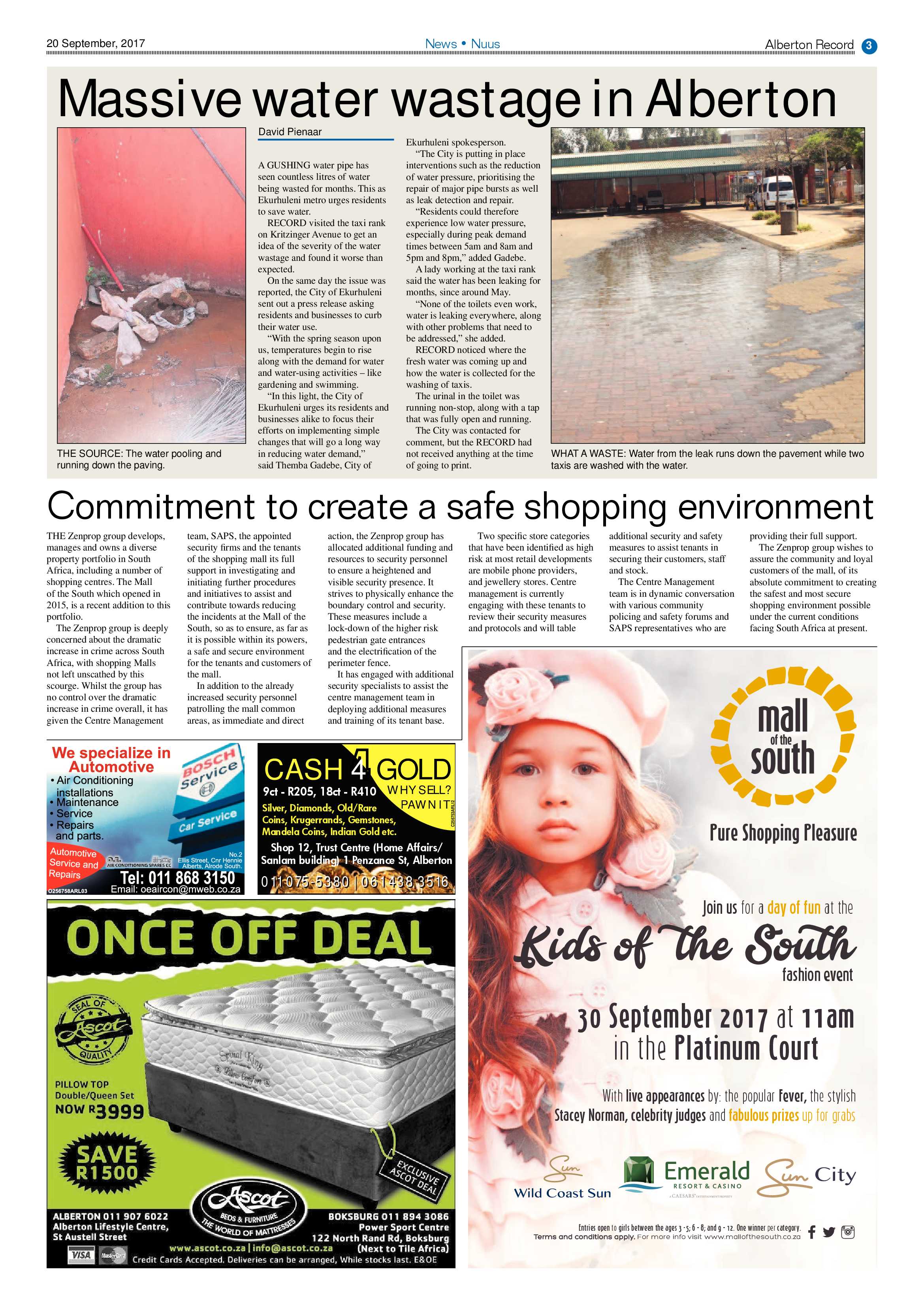 Alberton Record 20 September 2017 page 3
