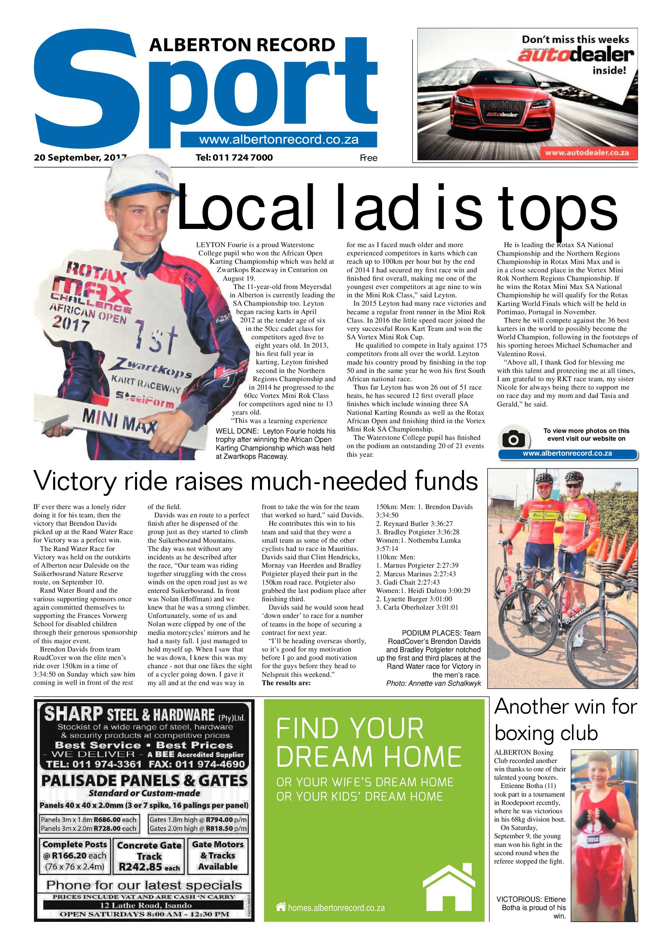 Alberton Record 20 September 2017 page 32