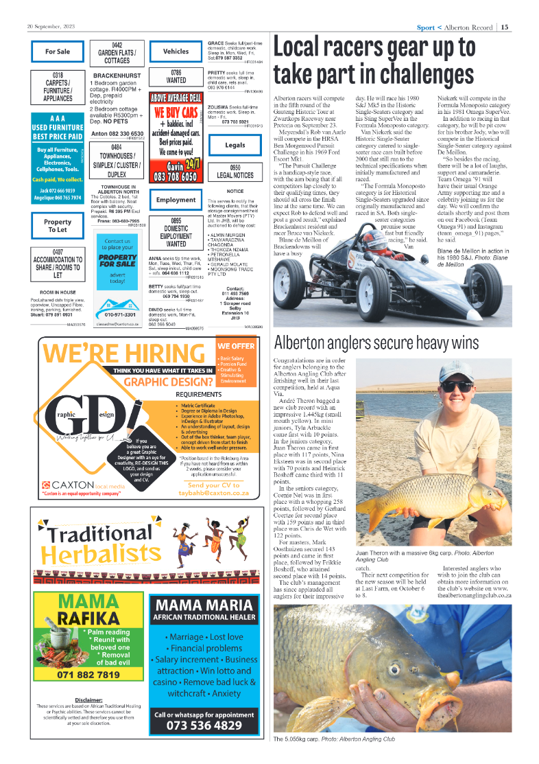 Alberton Record 20 September 2023 page 15