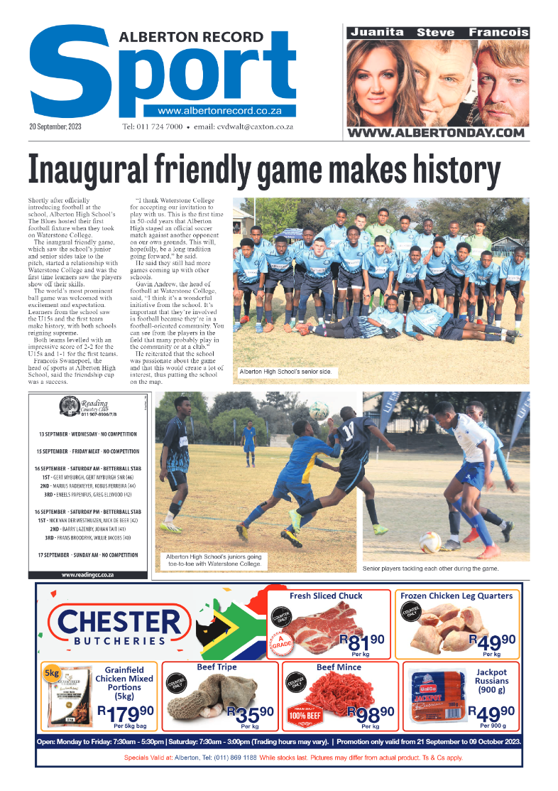 Alberton Record 20 September 2023 page 16