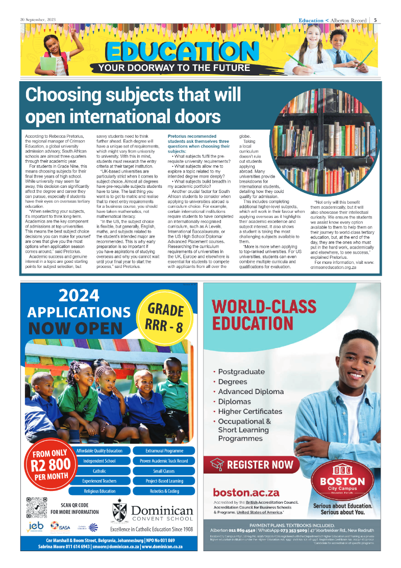 Alberton Record 20 September 2023 page 5