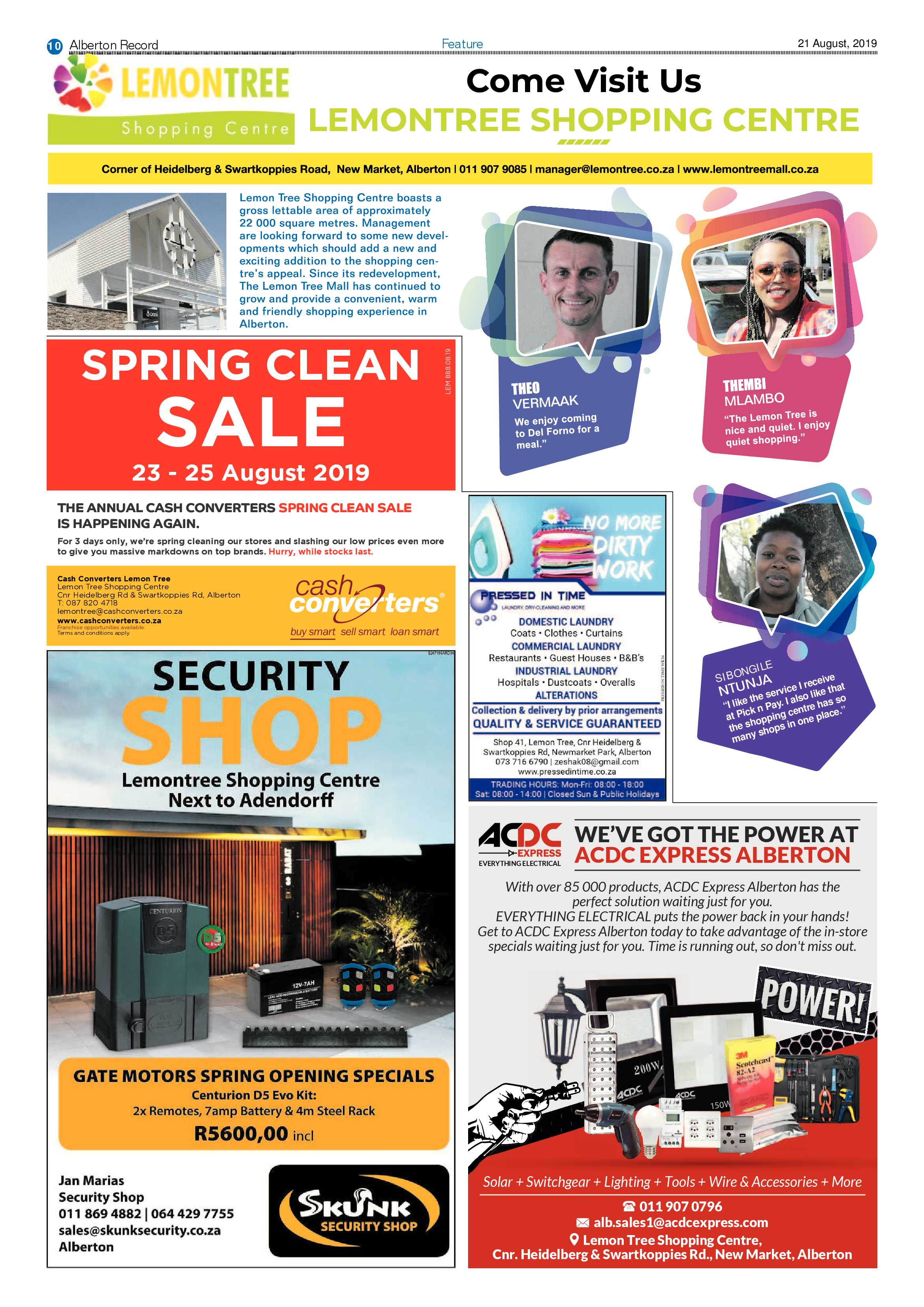 Alberton Record 21 August 2019 page 10