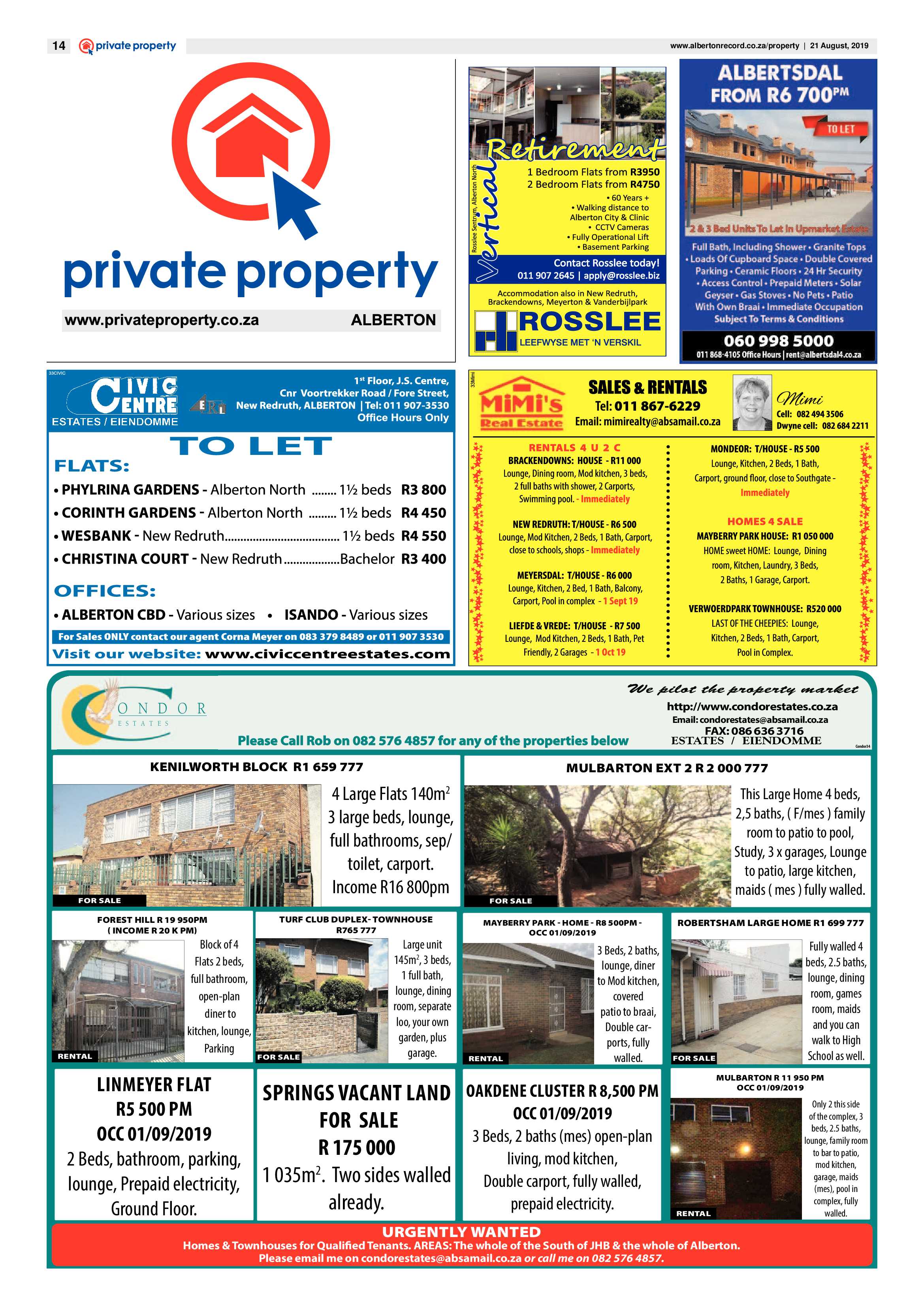 Alberton Record 21 August 2019 page 14