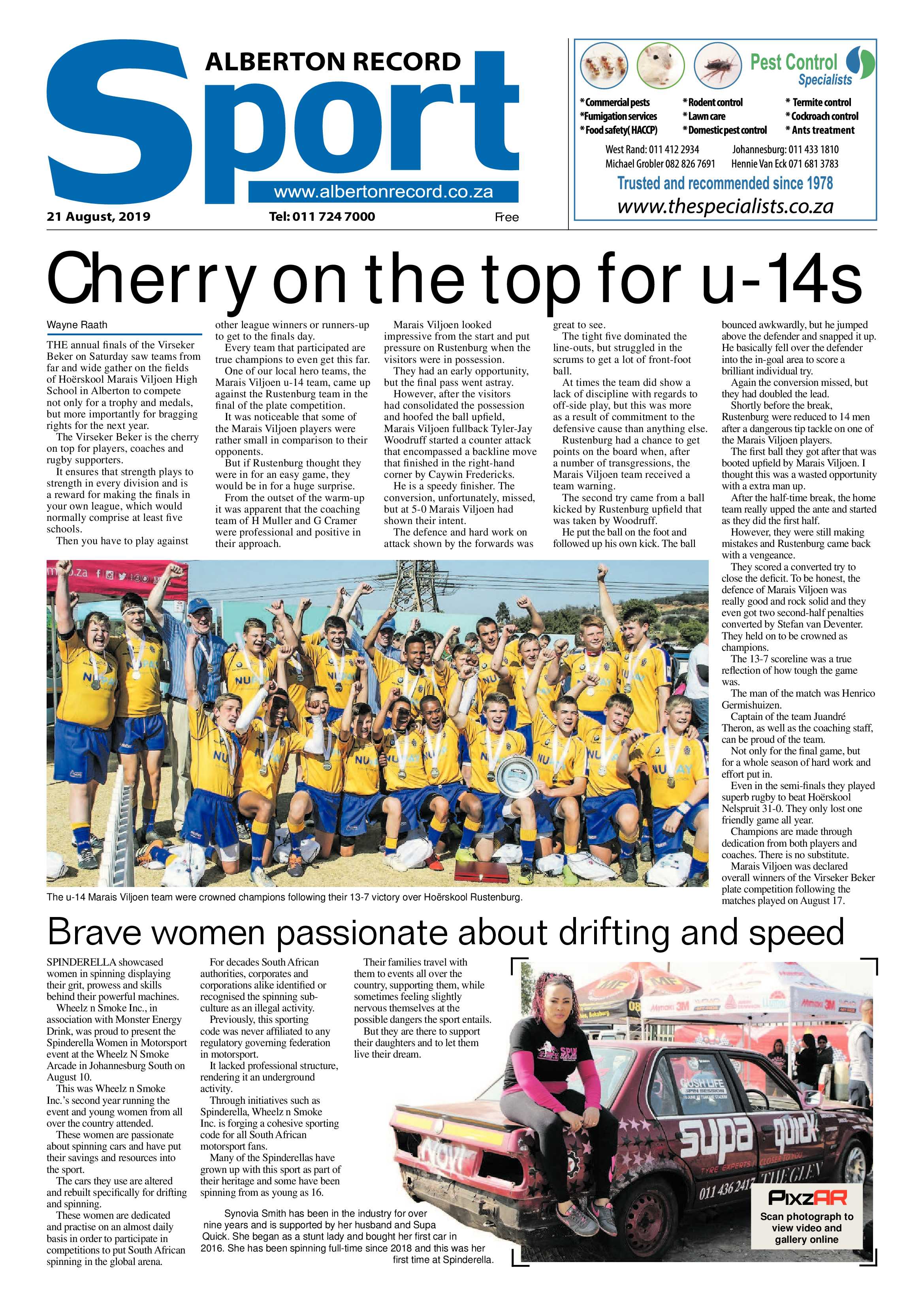 Alberton Record 21 August 2019 page 24