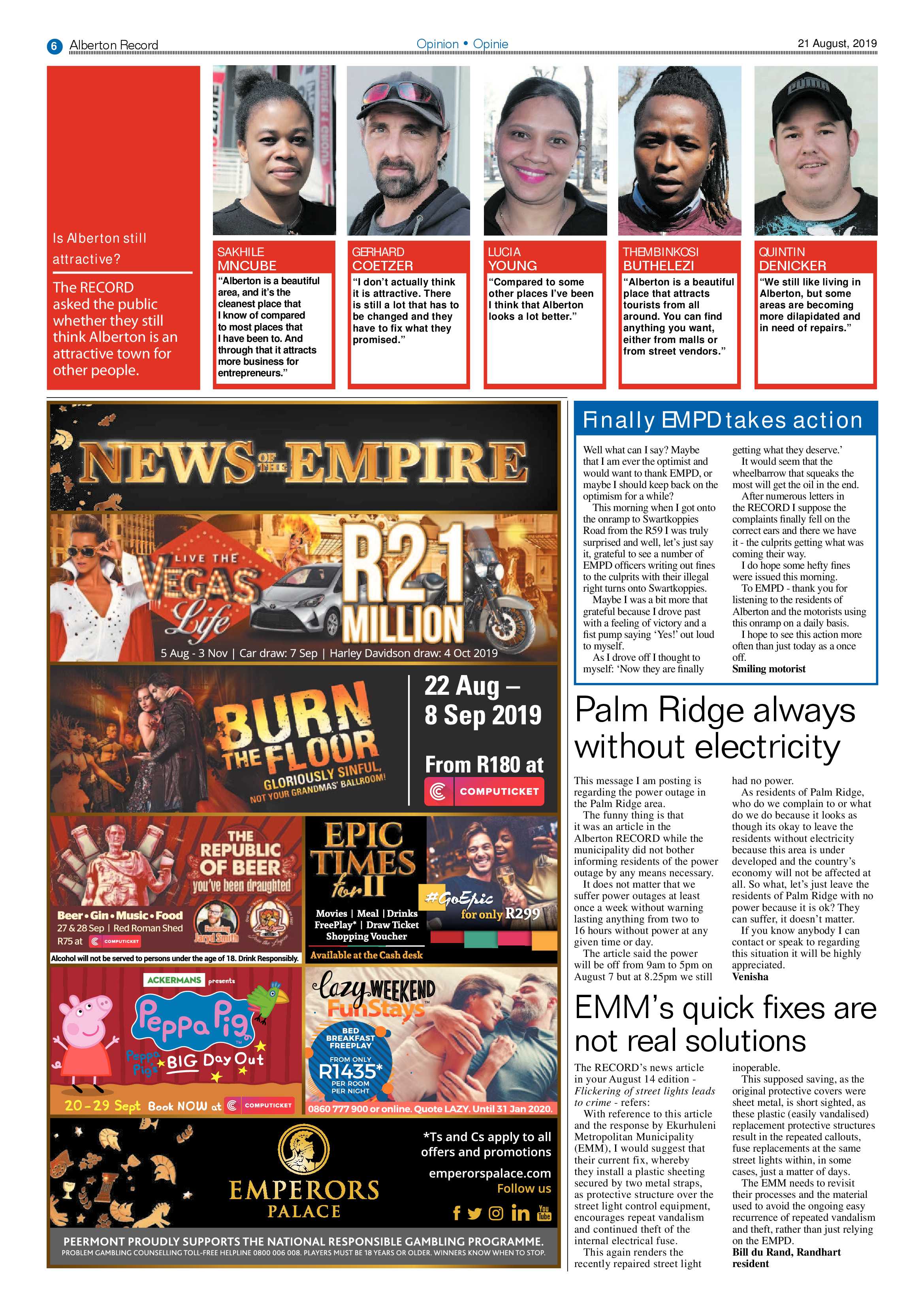 Alberton Record 21 August 2019 page 6