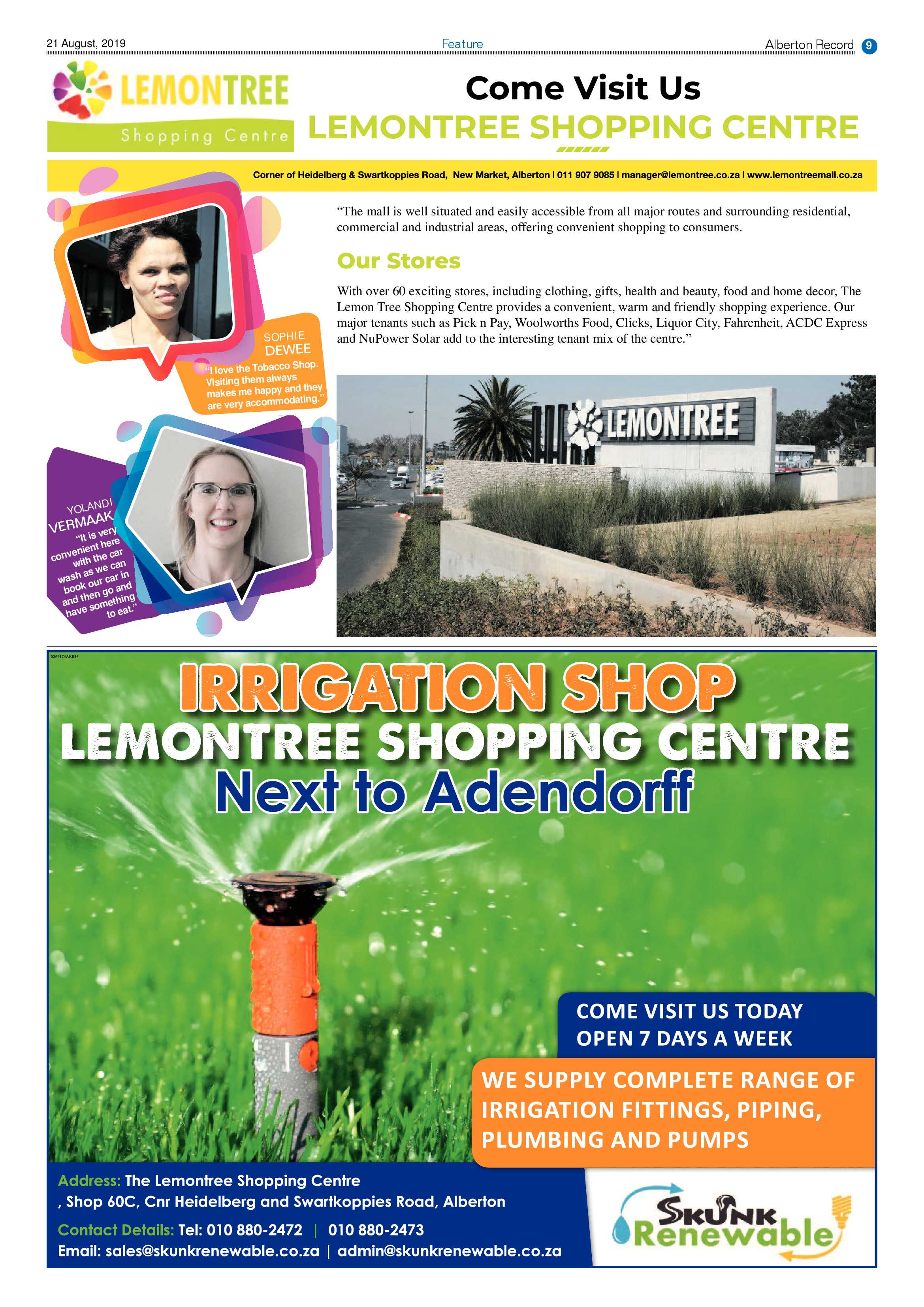 Alberton Record 21 August 2019 page 9
