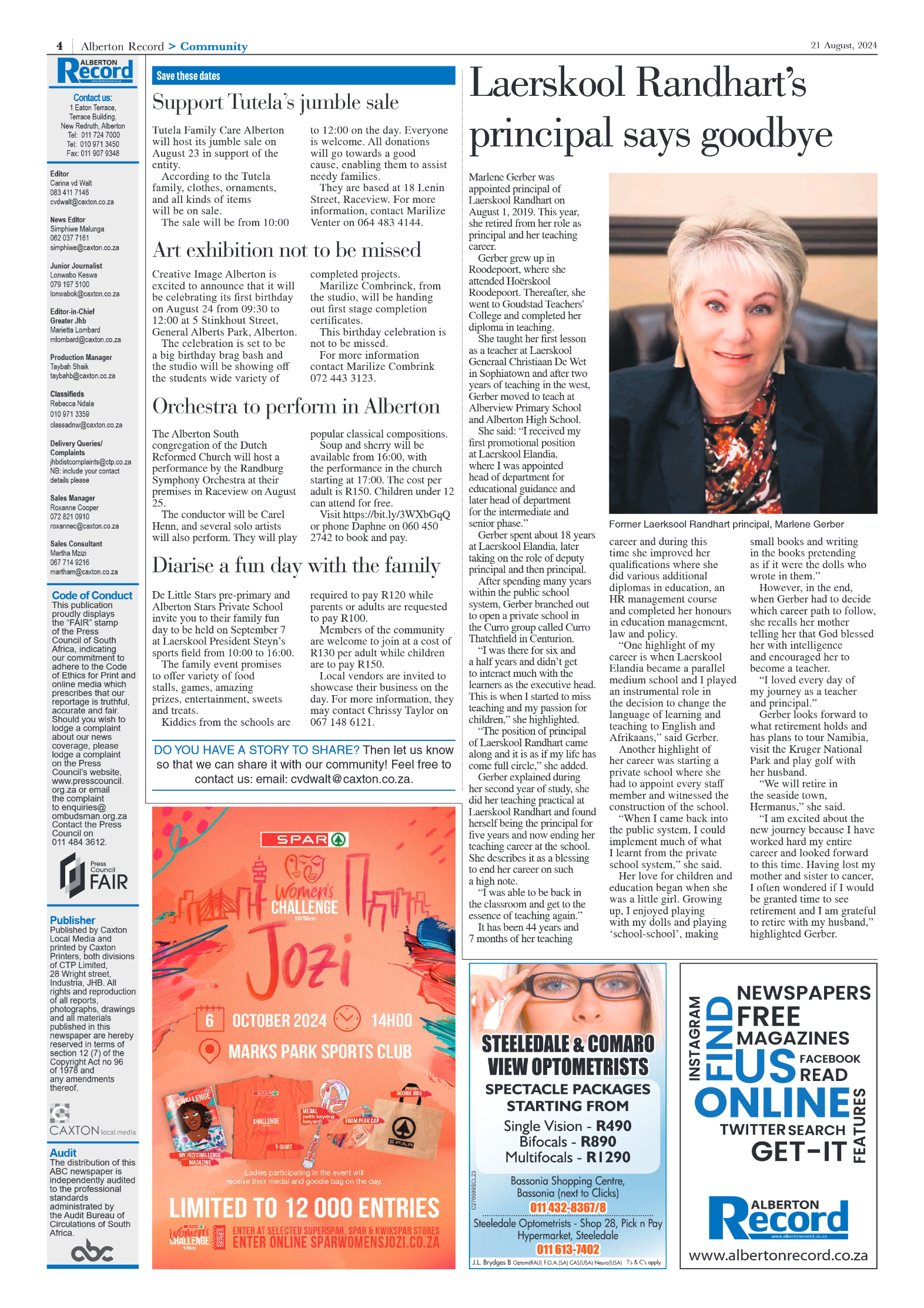 Alberton Record 21 August 2024 page 6