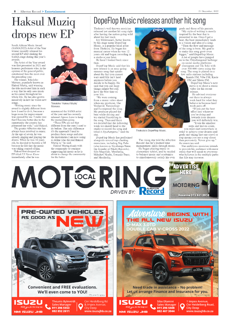 Alberton Record 21 Dec 2022 page 10
