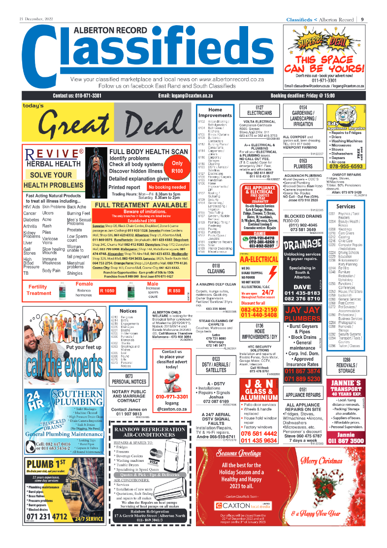 Alberton Record 21 Dec 2022 page 11