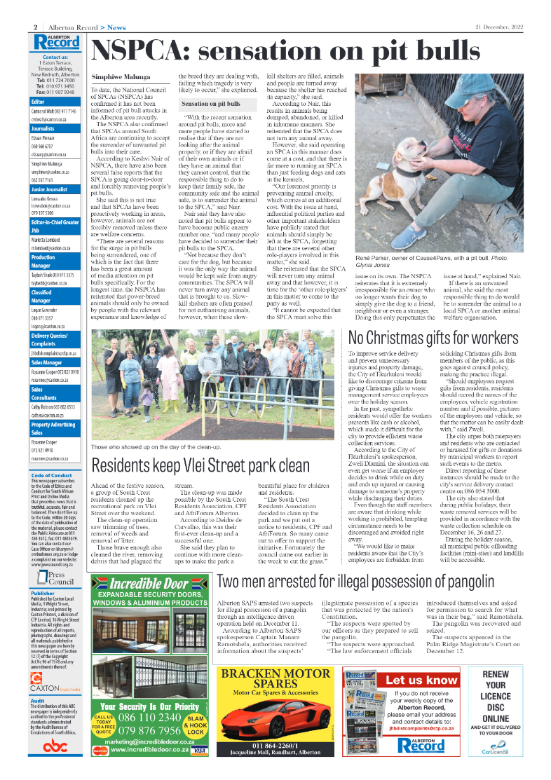 Alberton Record 21 Dec 2022 page 4