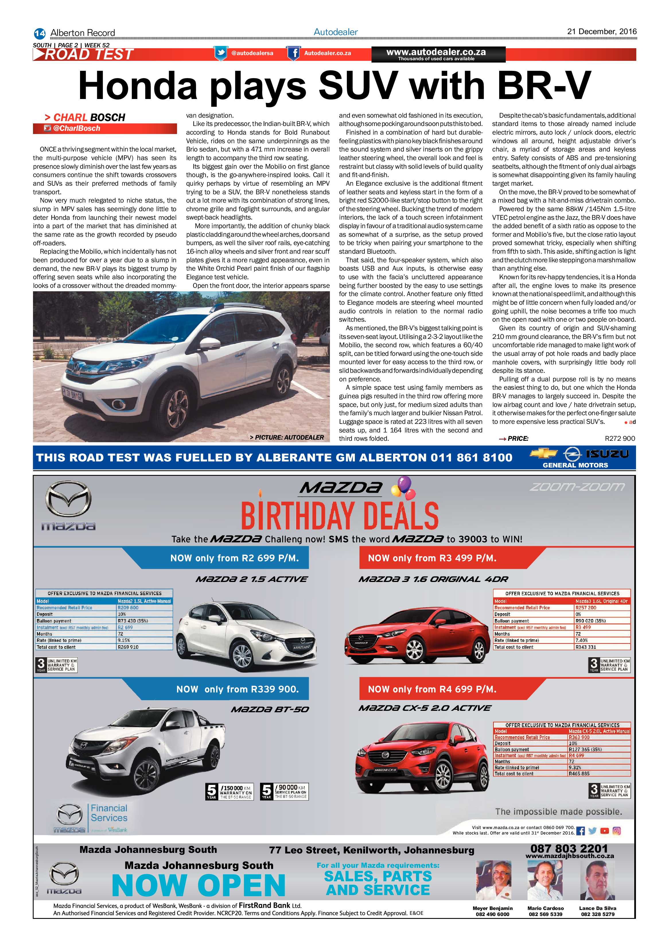 Alberton Record 21 December 2016 page 14