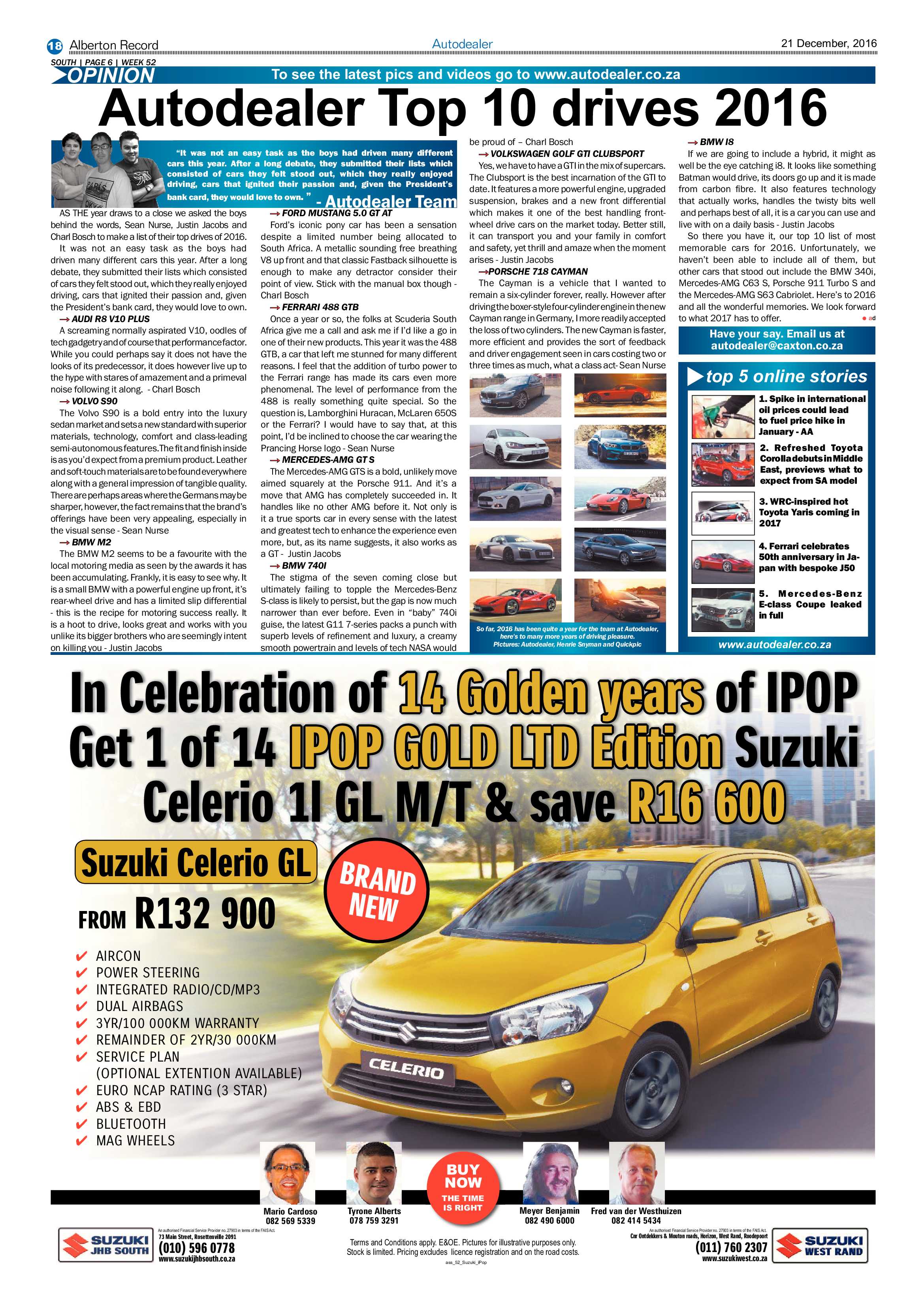 Alberton Record 21 December 2016 page 18