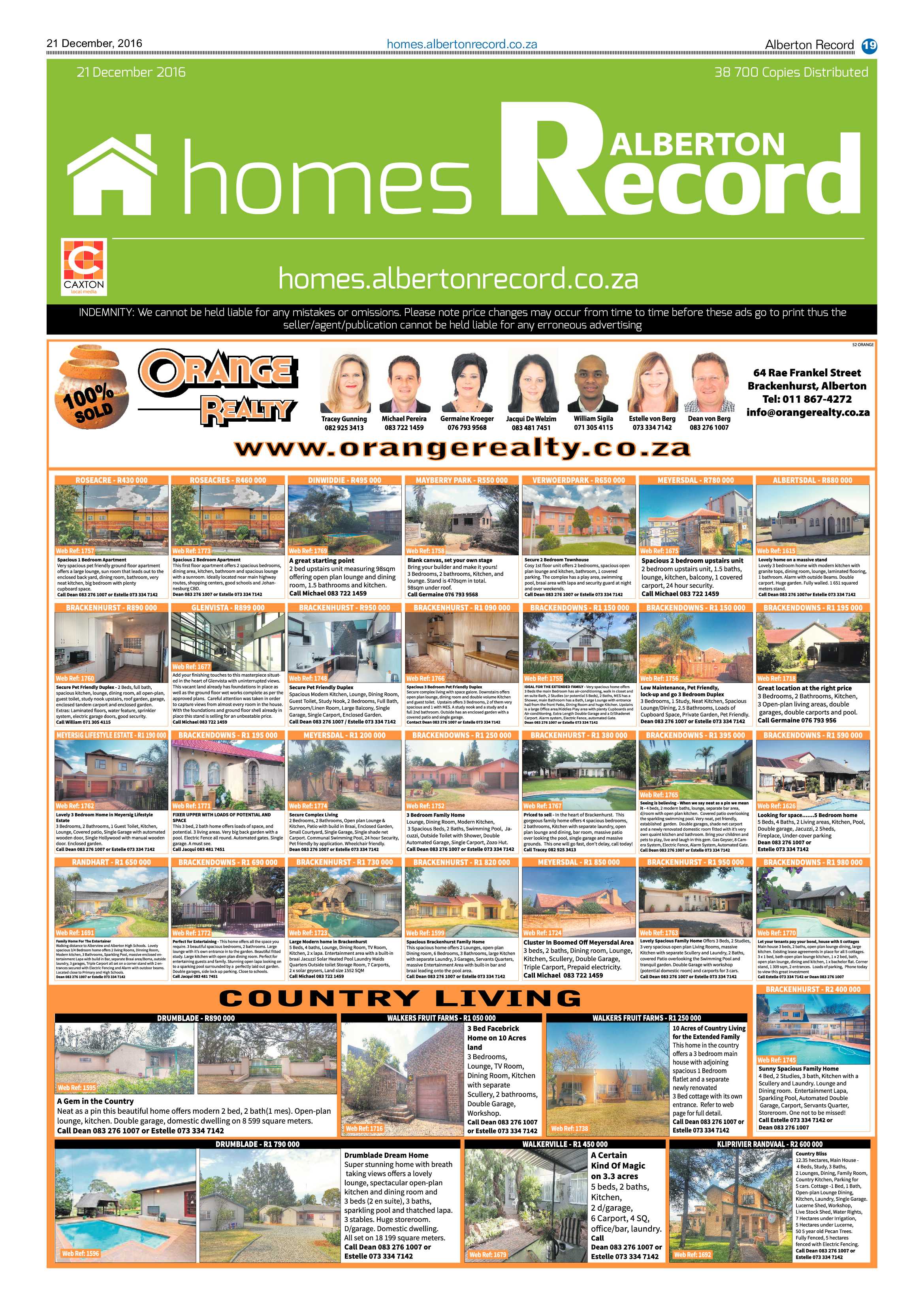 Alberton Record 21 December 2016 page 19