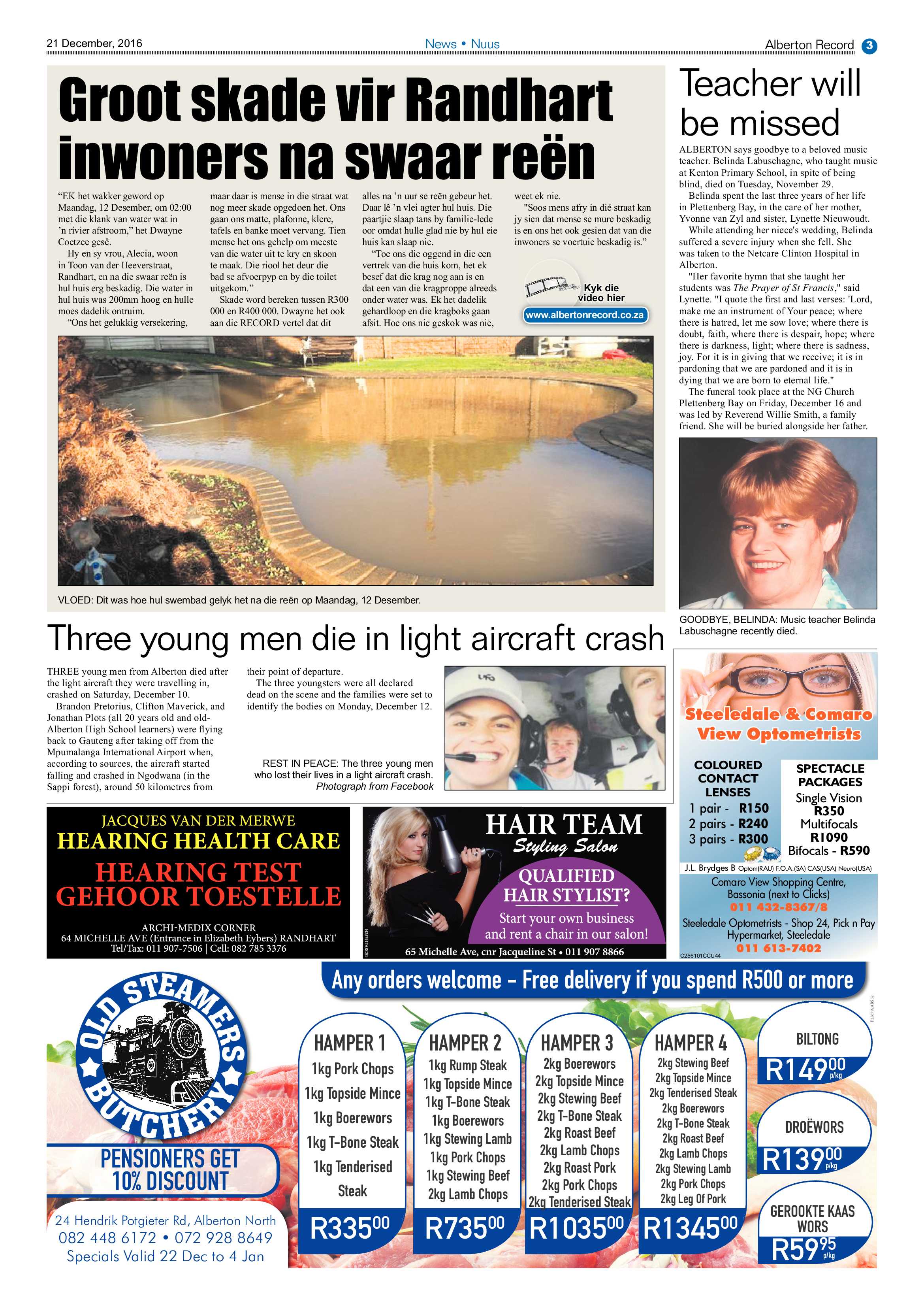 Alberton Record 21 December 2016 page 3