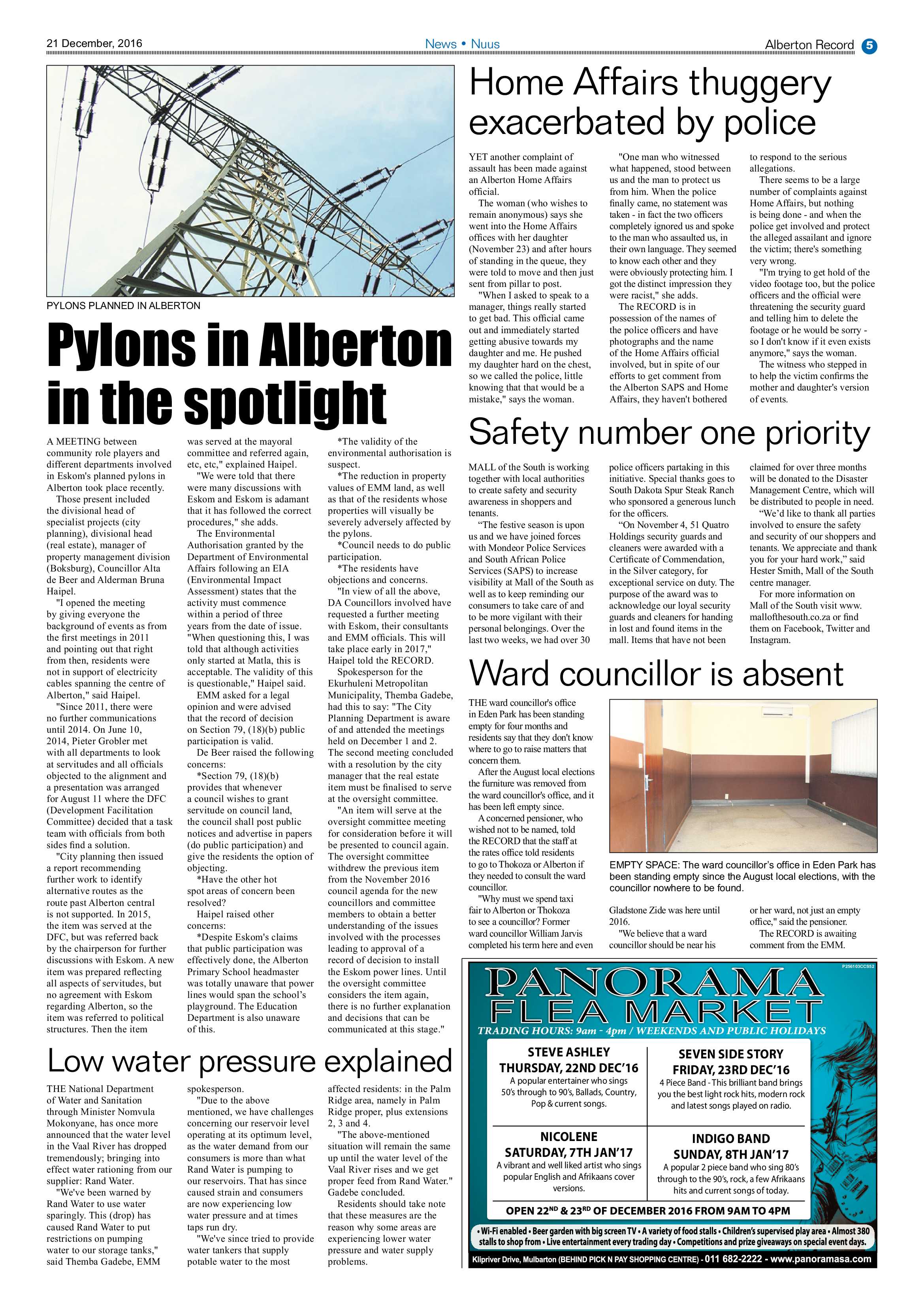 Alberton Record 21 December 2016 page 5