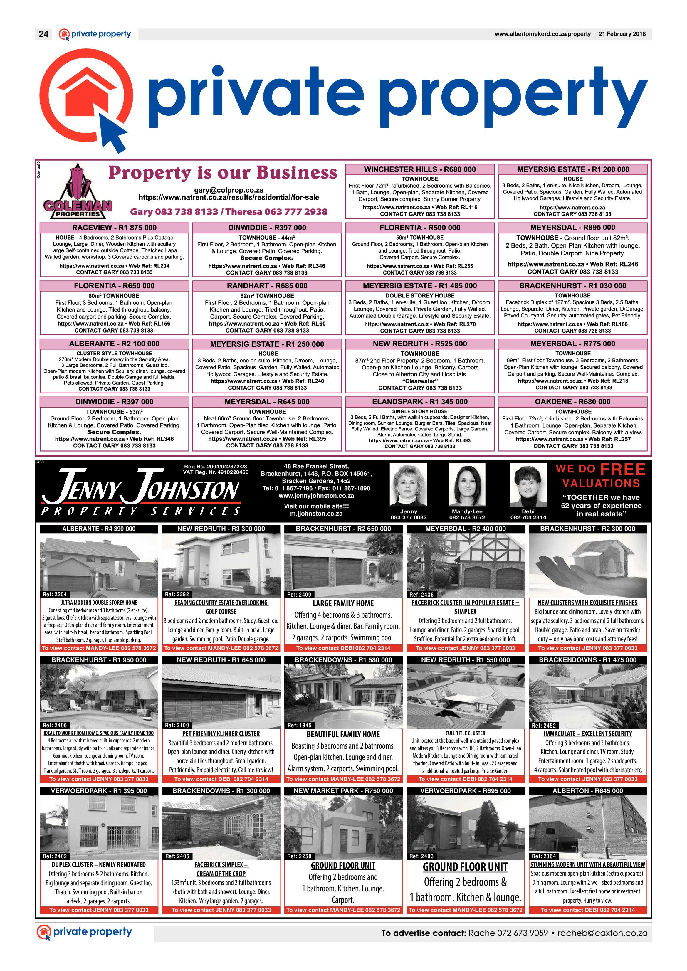 Alberton Record 21 February 2018 page 24