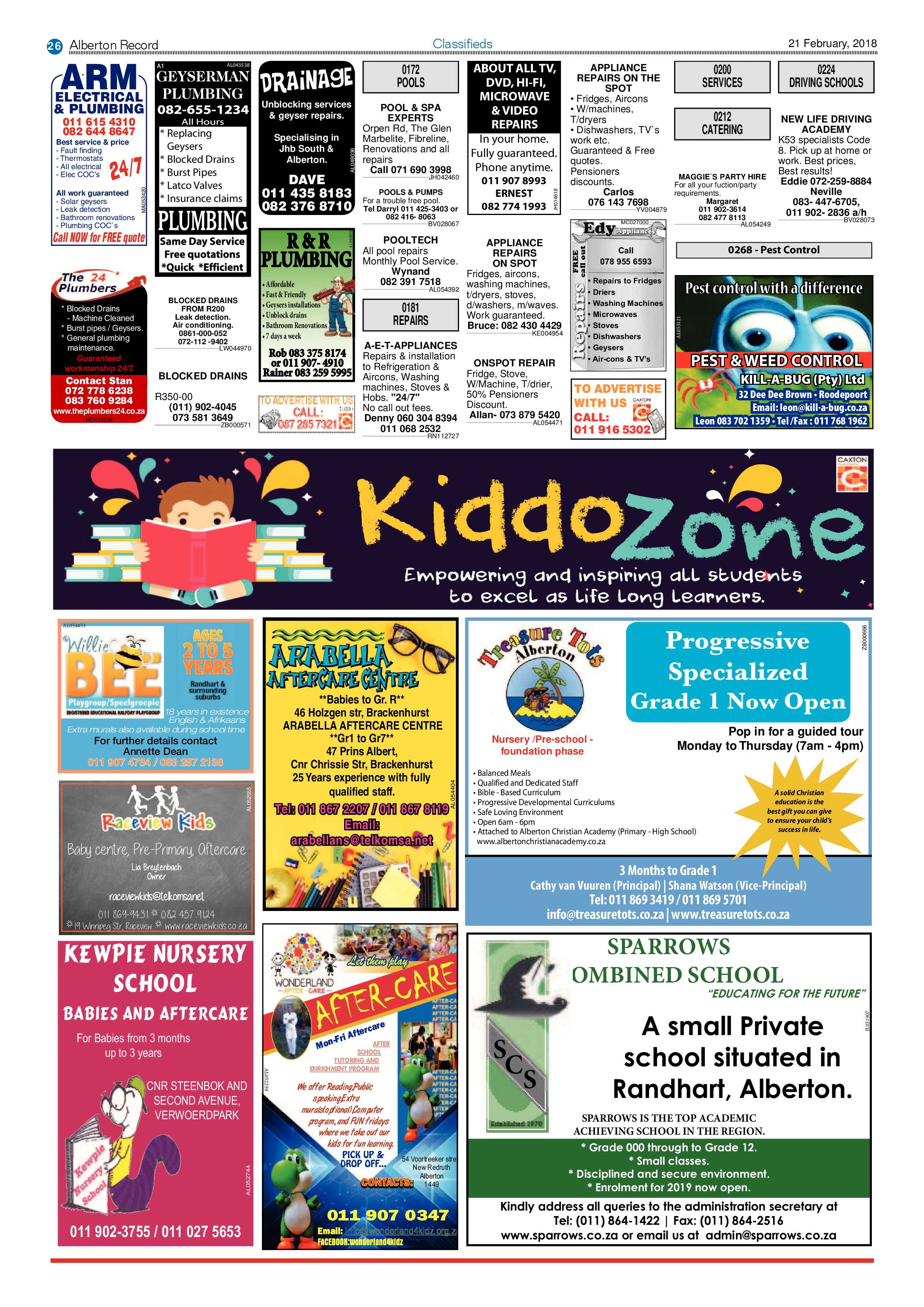 Alberton Record 21 February 2018 page 26