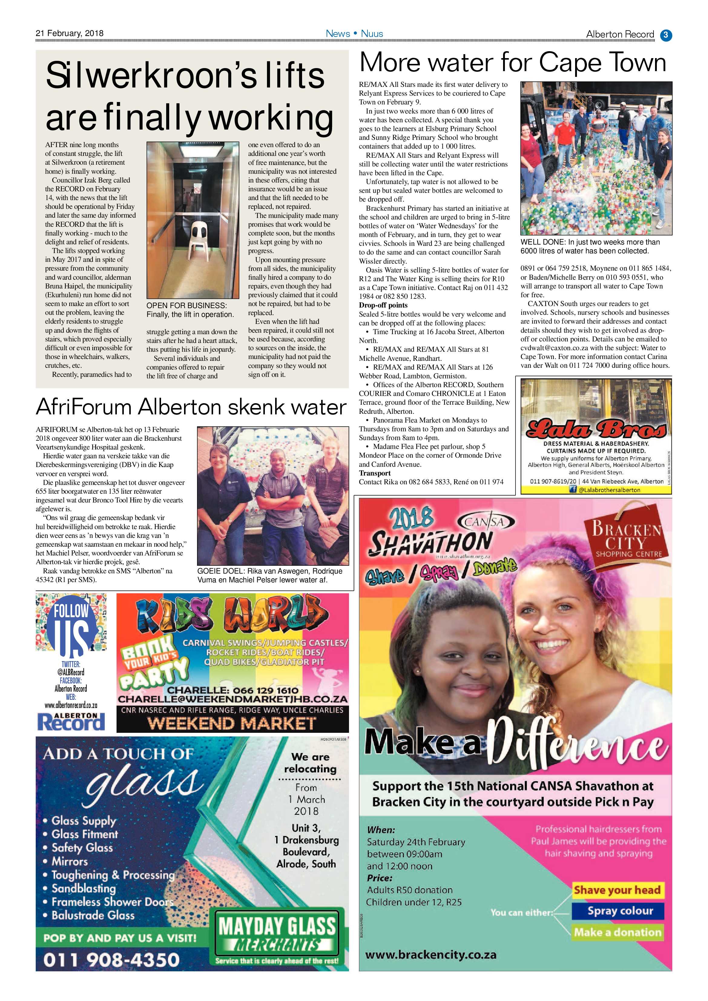 Alberton Record 21 February 2018 page 3