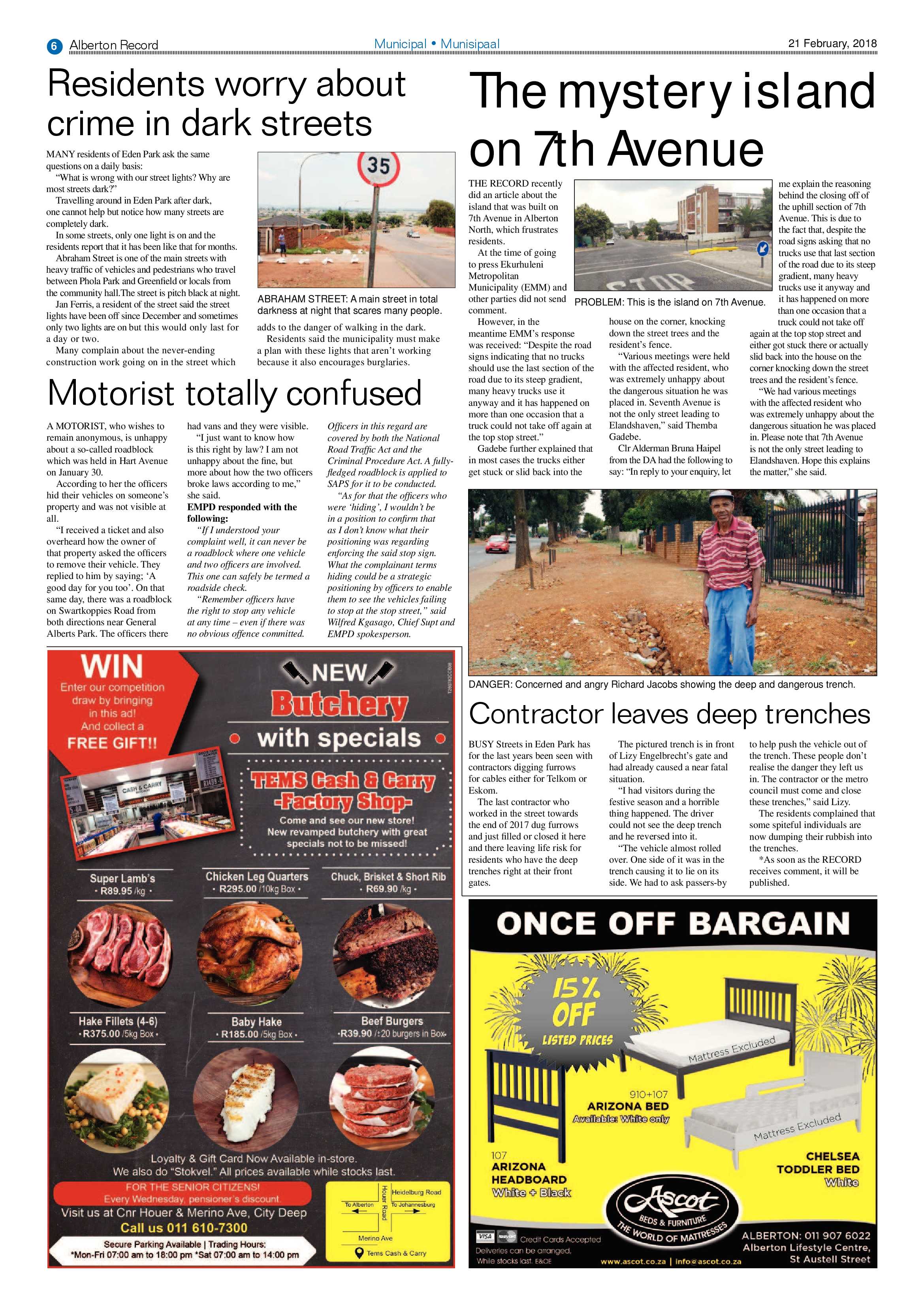 Alberton Record 21 February 2018 page 6