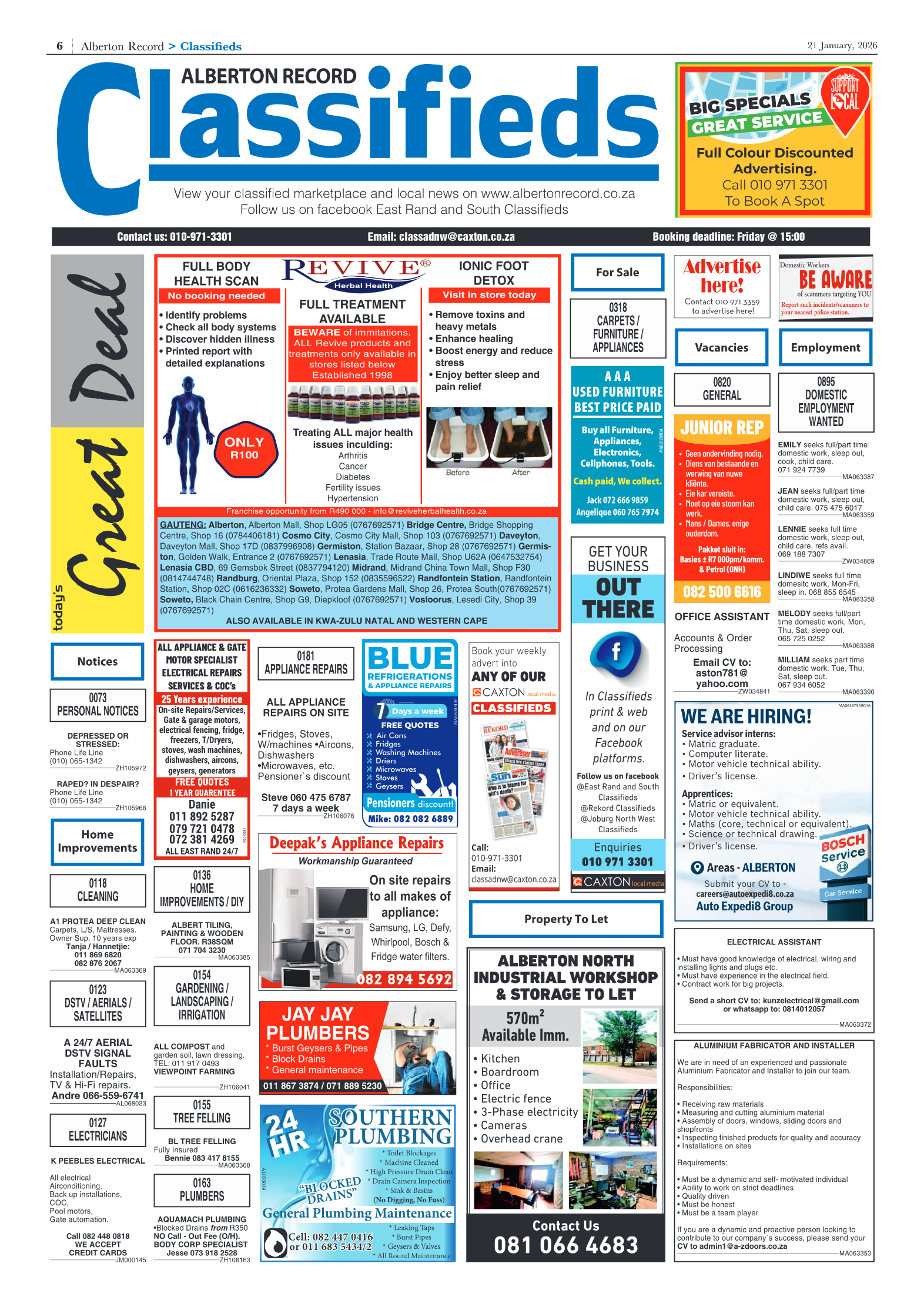 Alberton Record 21 January 2026 page 6