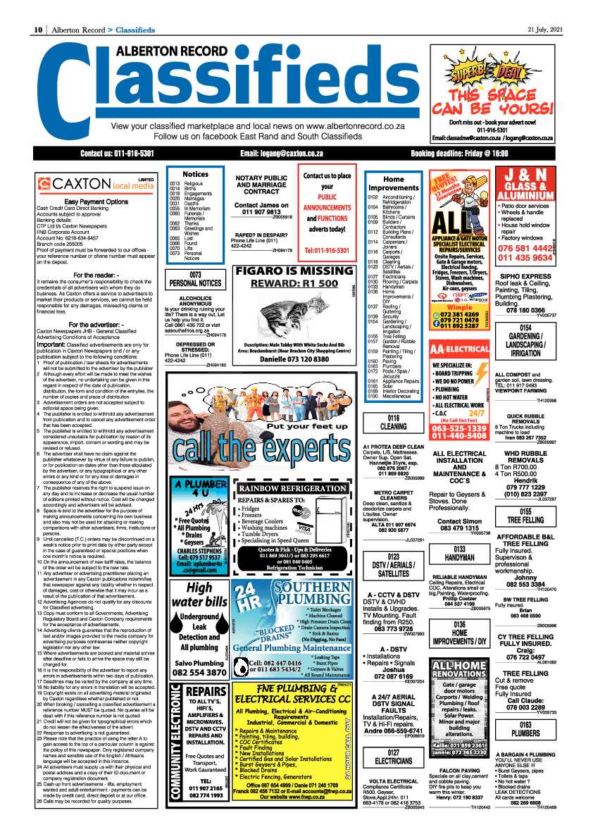 Alberton Record 21 July 2021 page 10