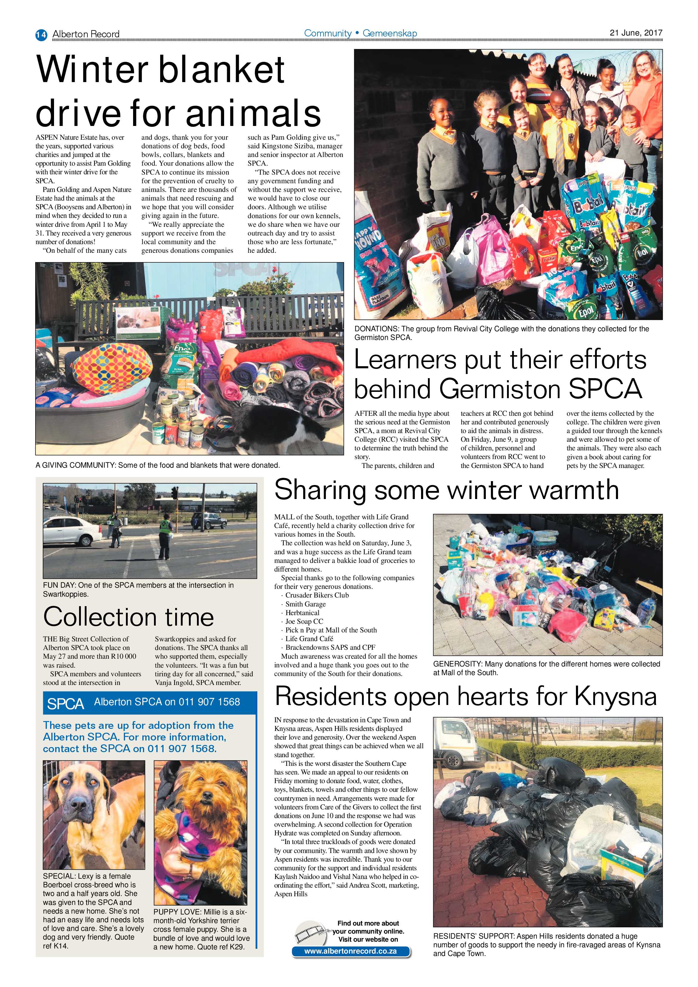 Alberton Record 21 June 2017 page 14