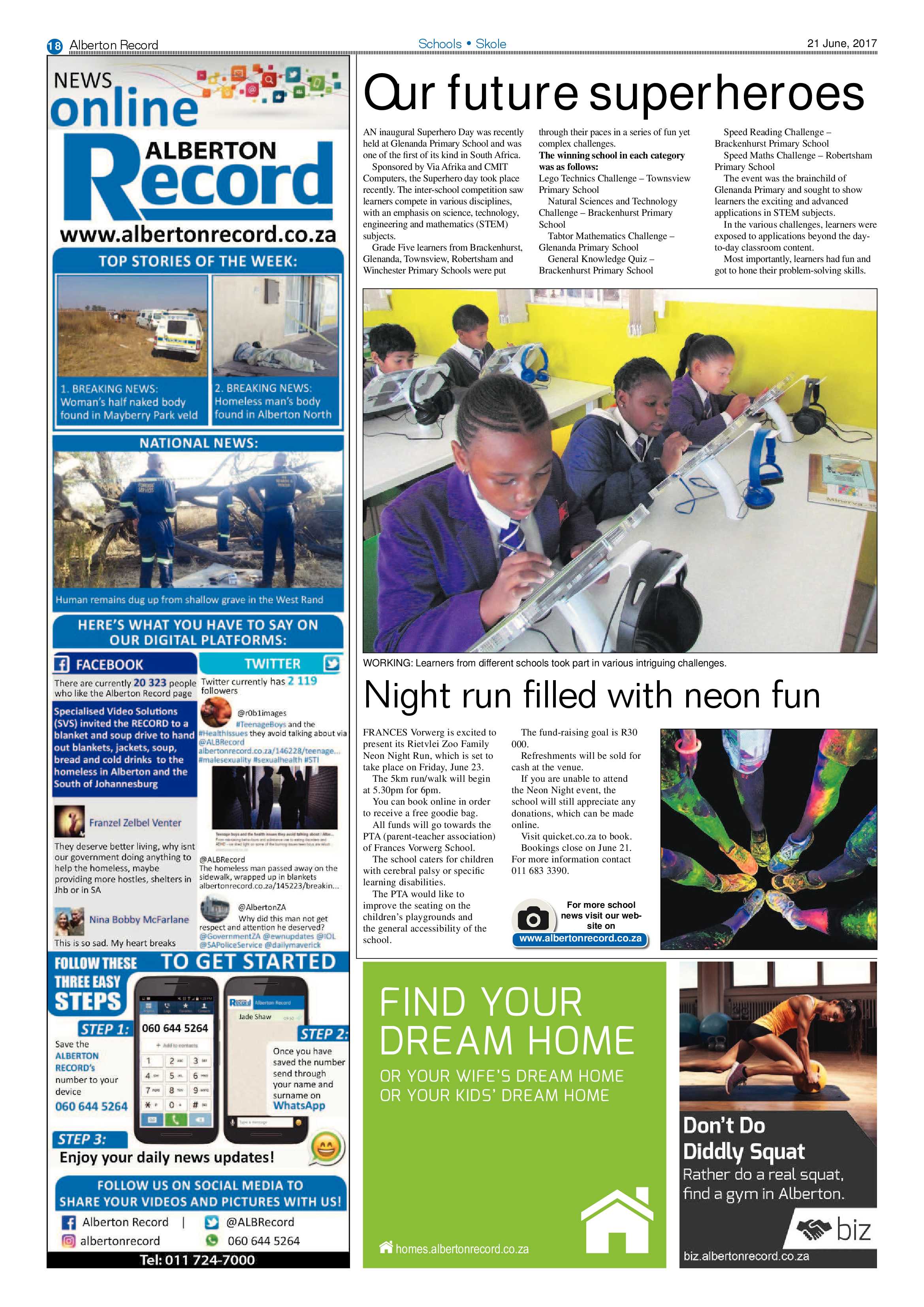 Alberton Record 21 June 2017 page 18