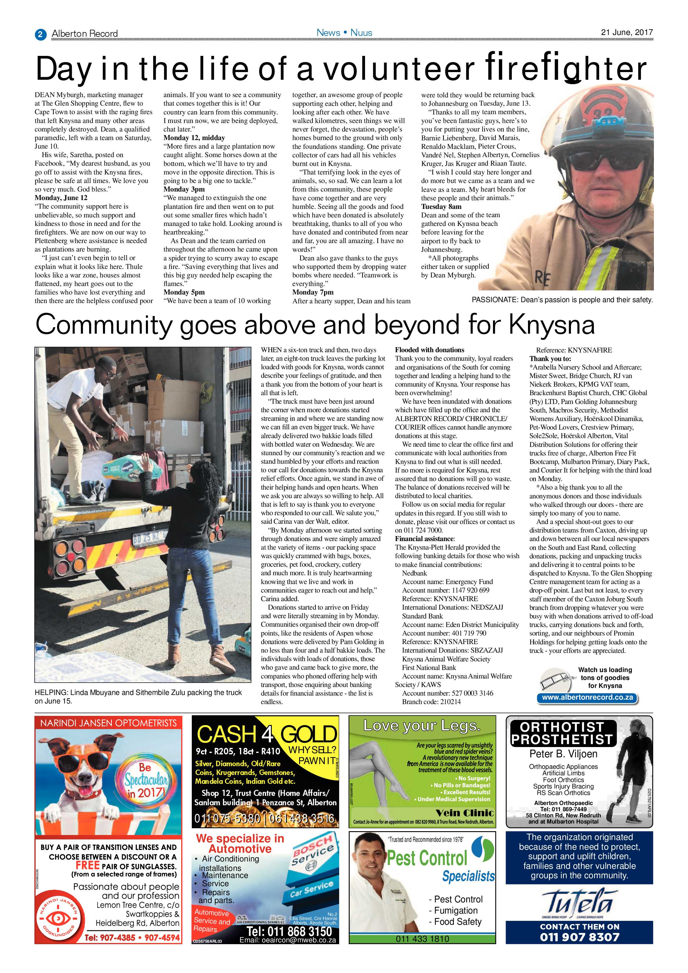 Alberton Record 21 June 2017 page 2