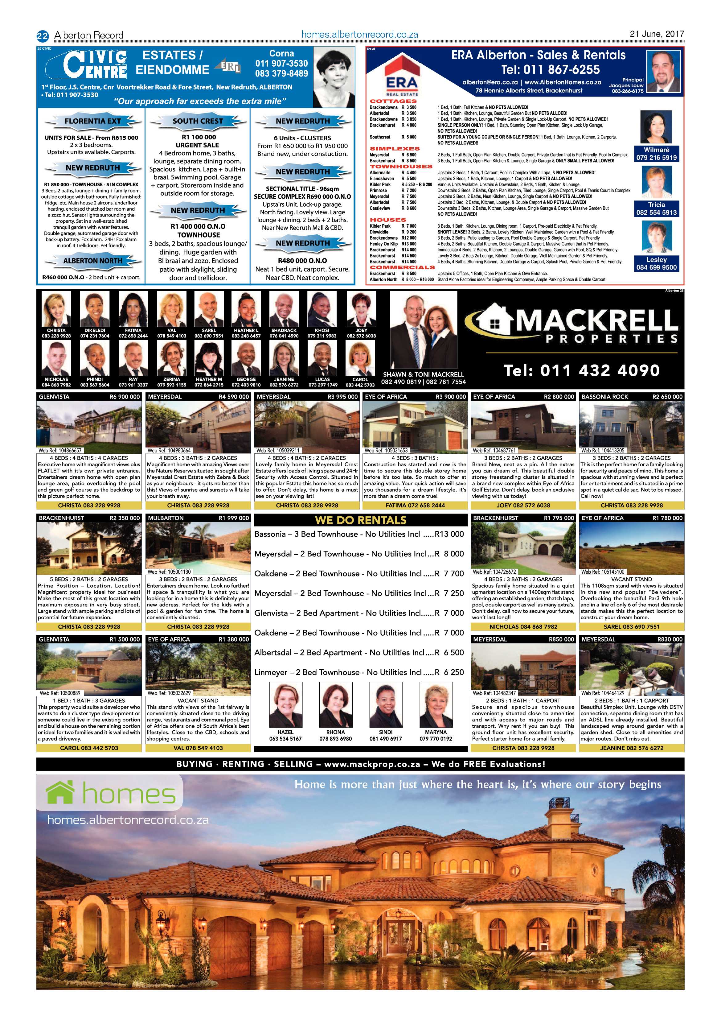 Alberton Record 21 June 2017 page 22