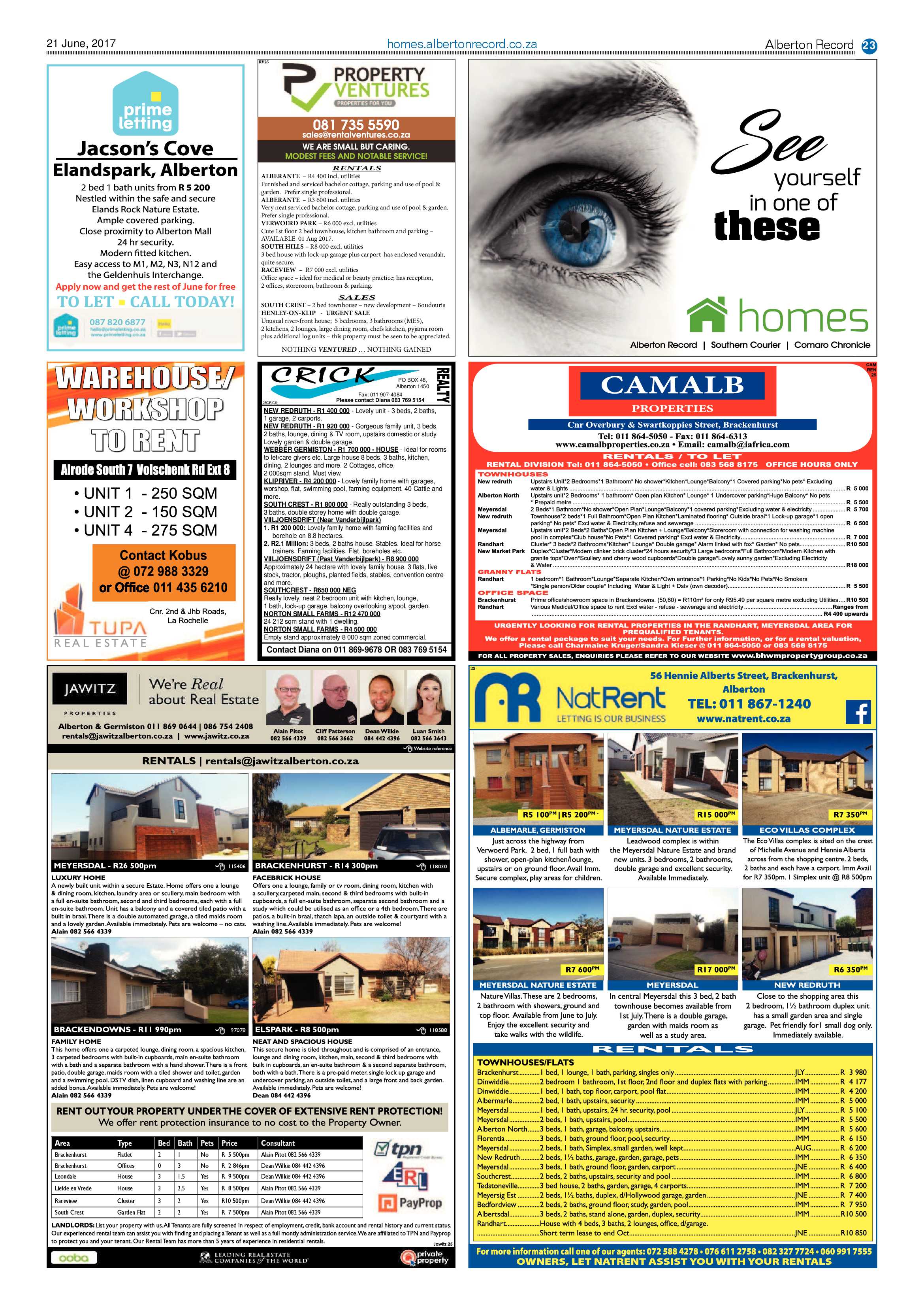 Alberton Record 21 June 2017 page 23