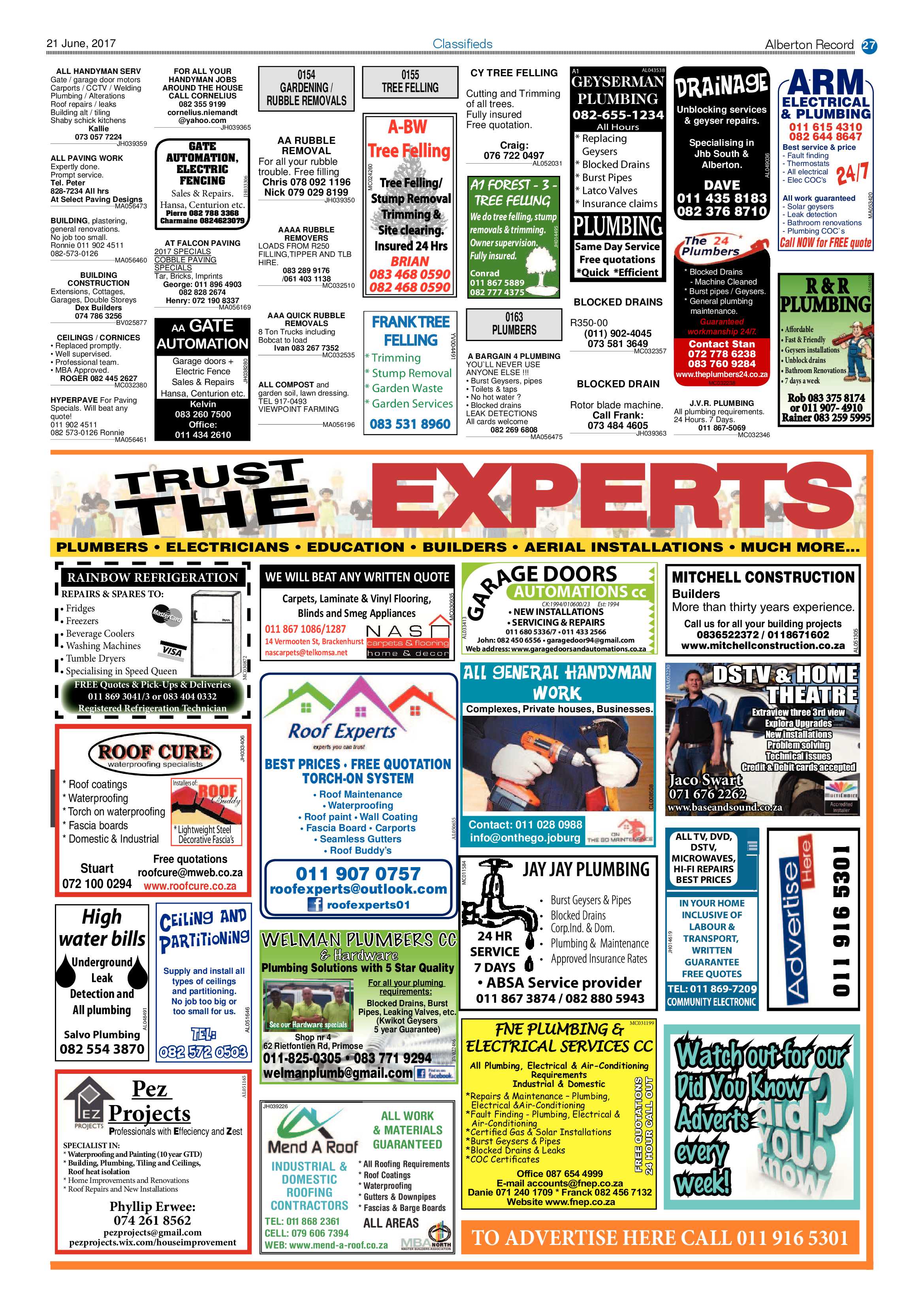 Alberton Record 21 June 2017 page 27