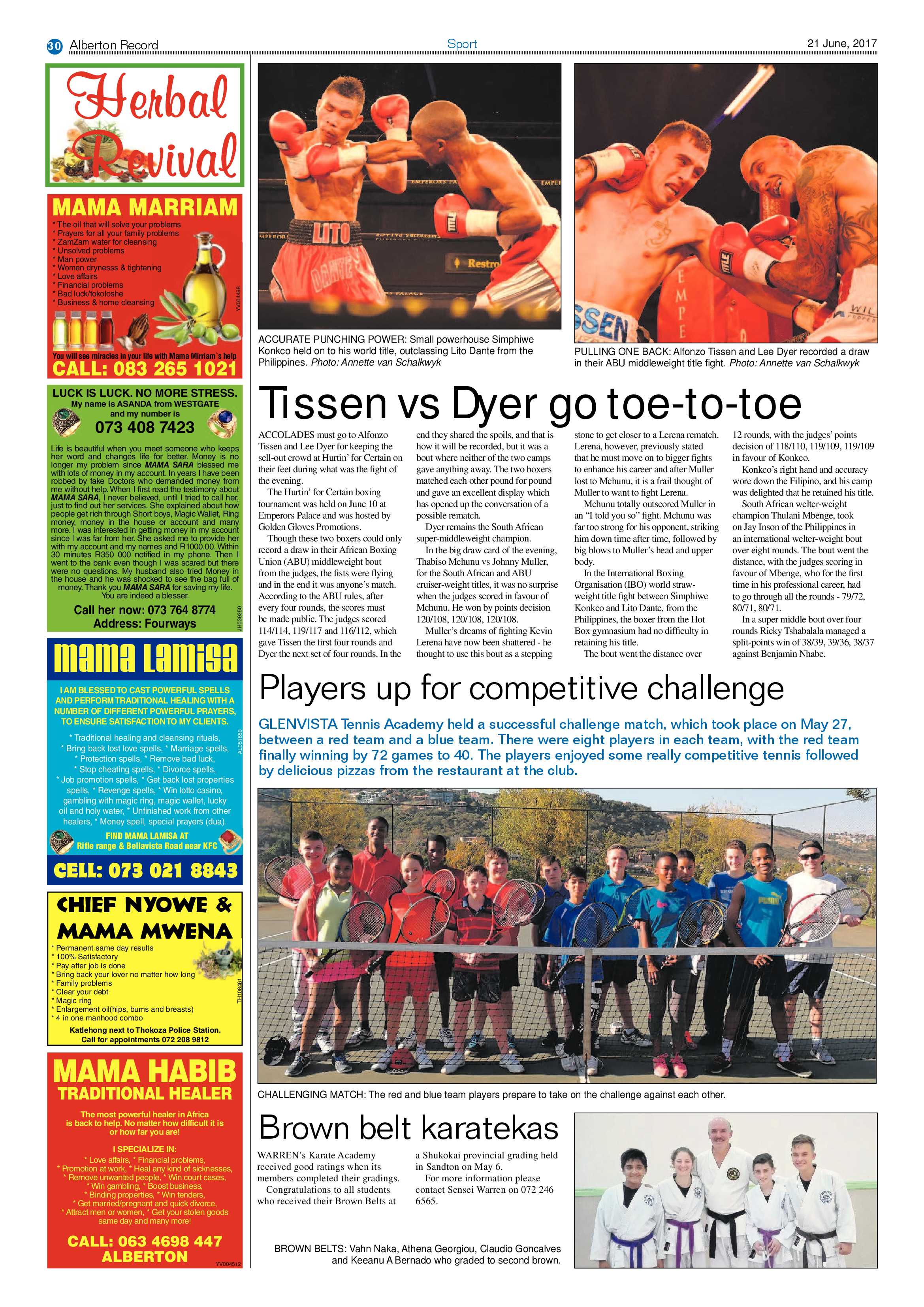 Alberton Record 21 June 2017 page 30