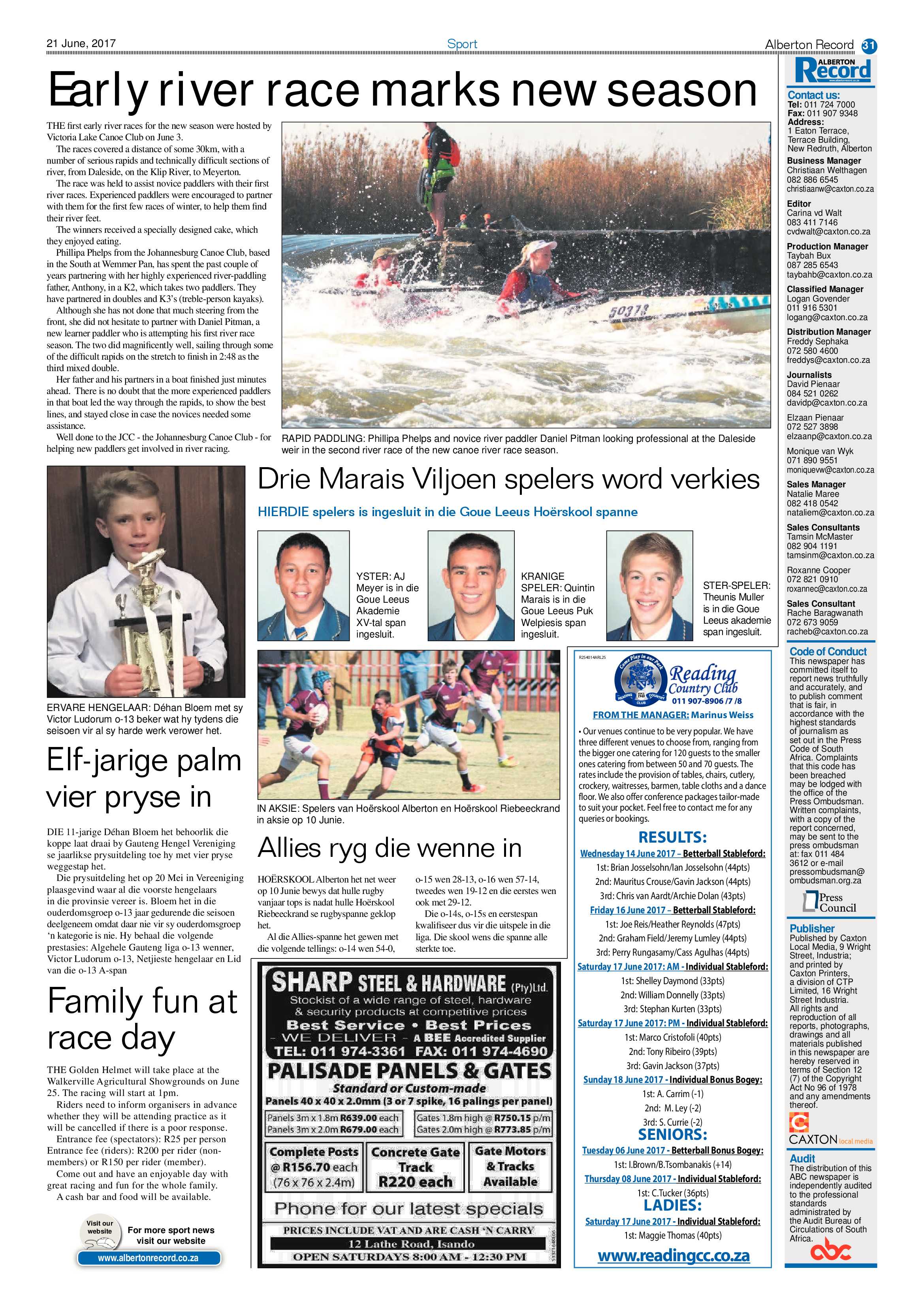 Alberton Record 21 June 2017 page 31