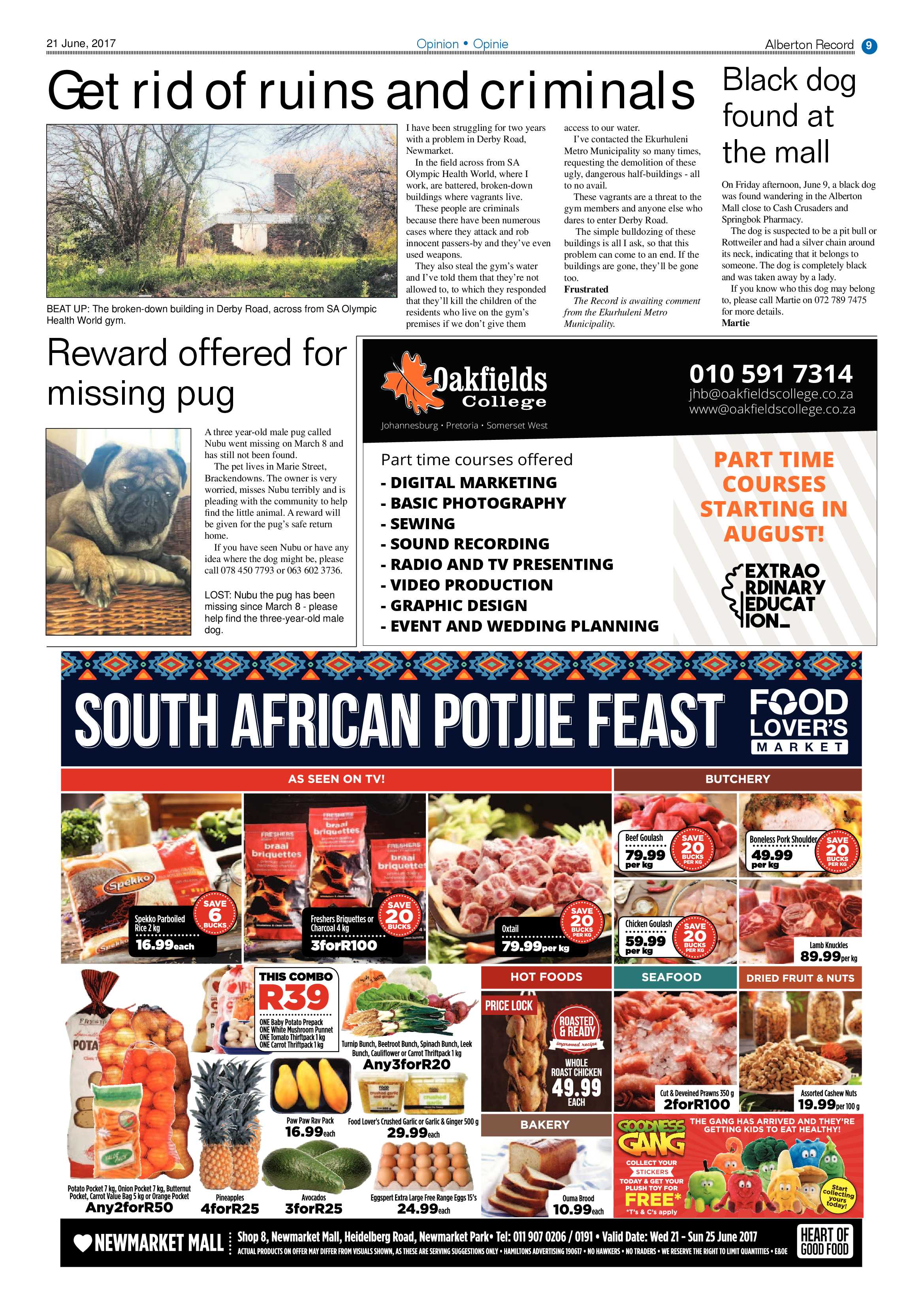 Alberton Record 21 June 2017 page 9
