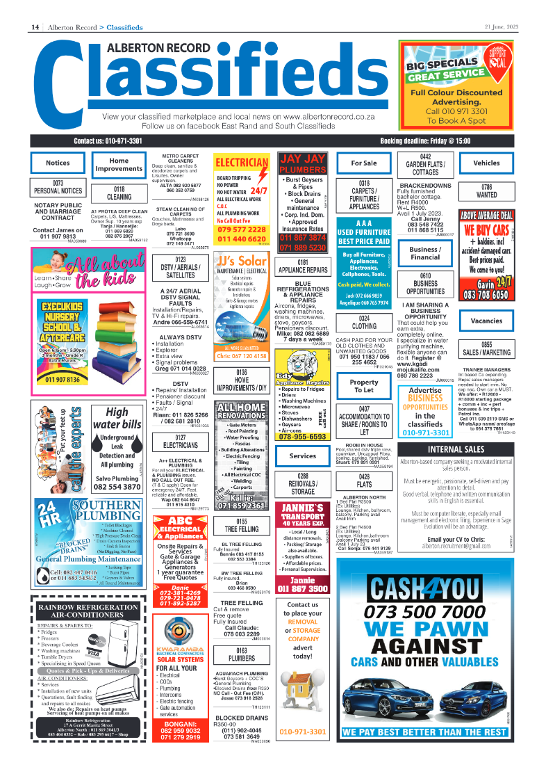 Alberton Record 21 June 2023 page 14