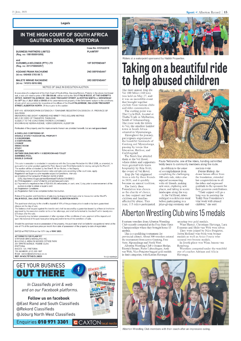 Alberton Record 21 June 2023 page 15