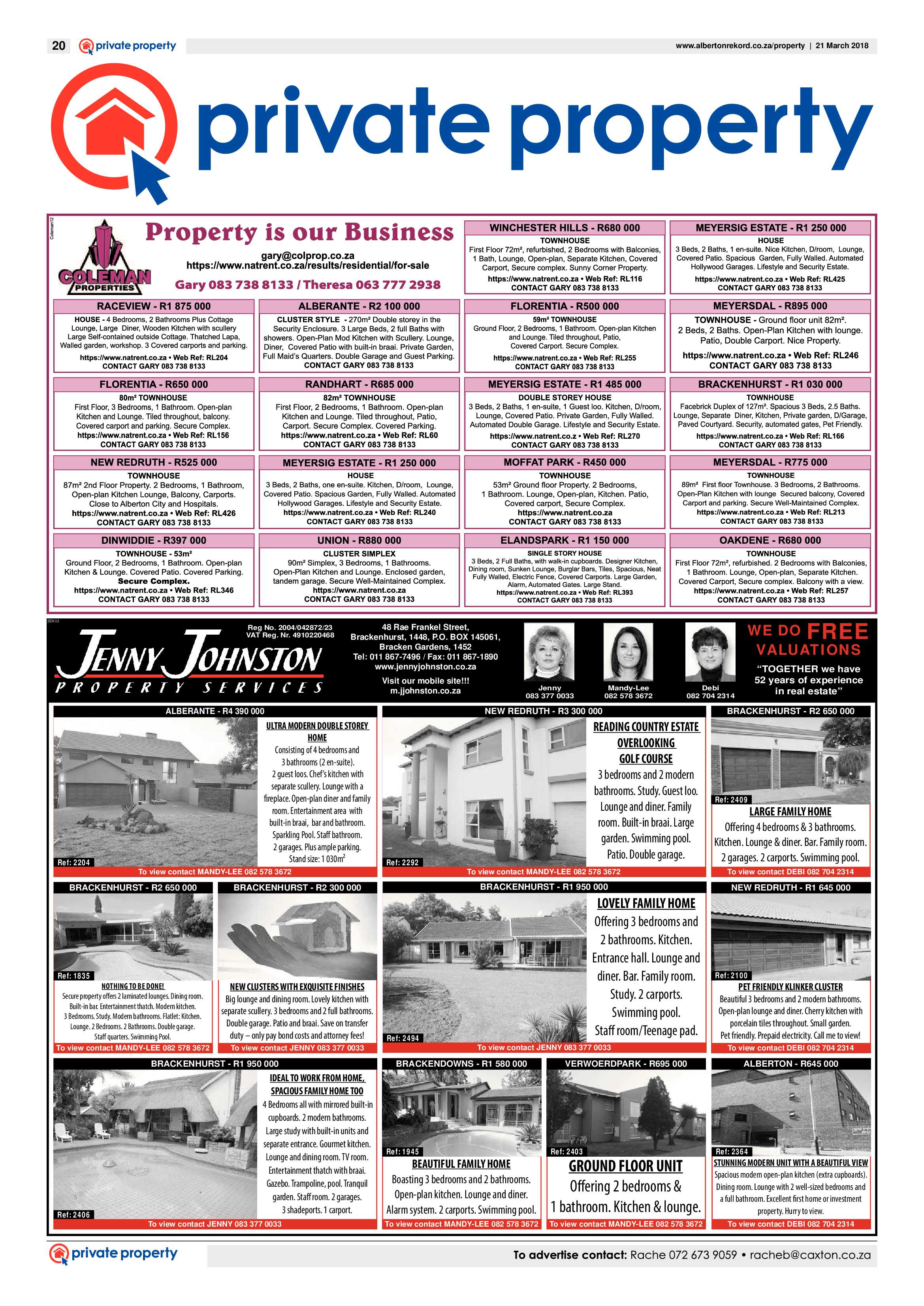 Alberton Record 21 March 2018 page 20