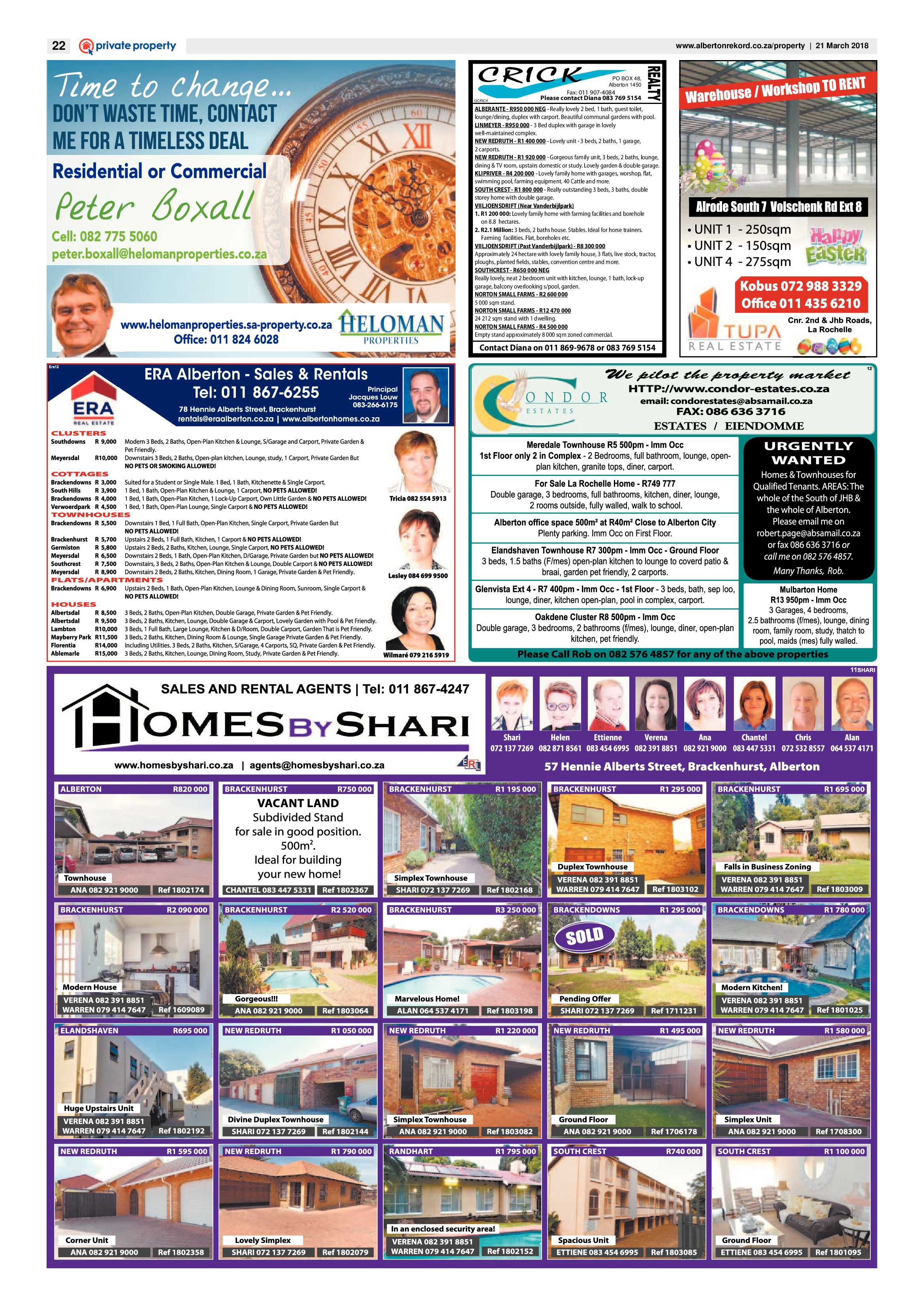 Alberton Record 21 March 2018 page 22
