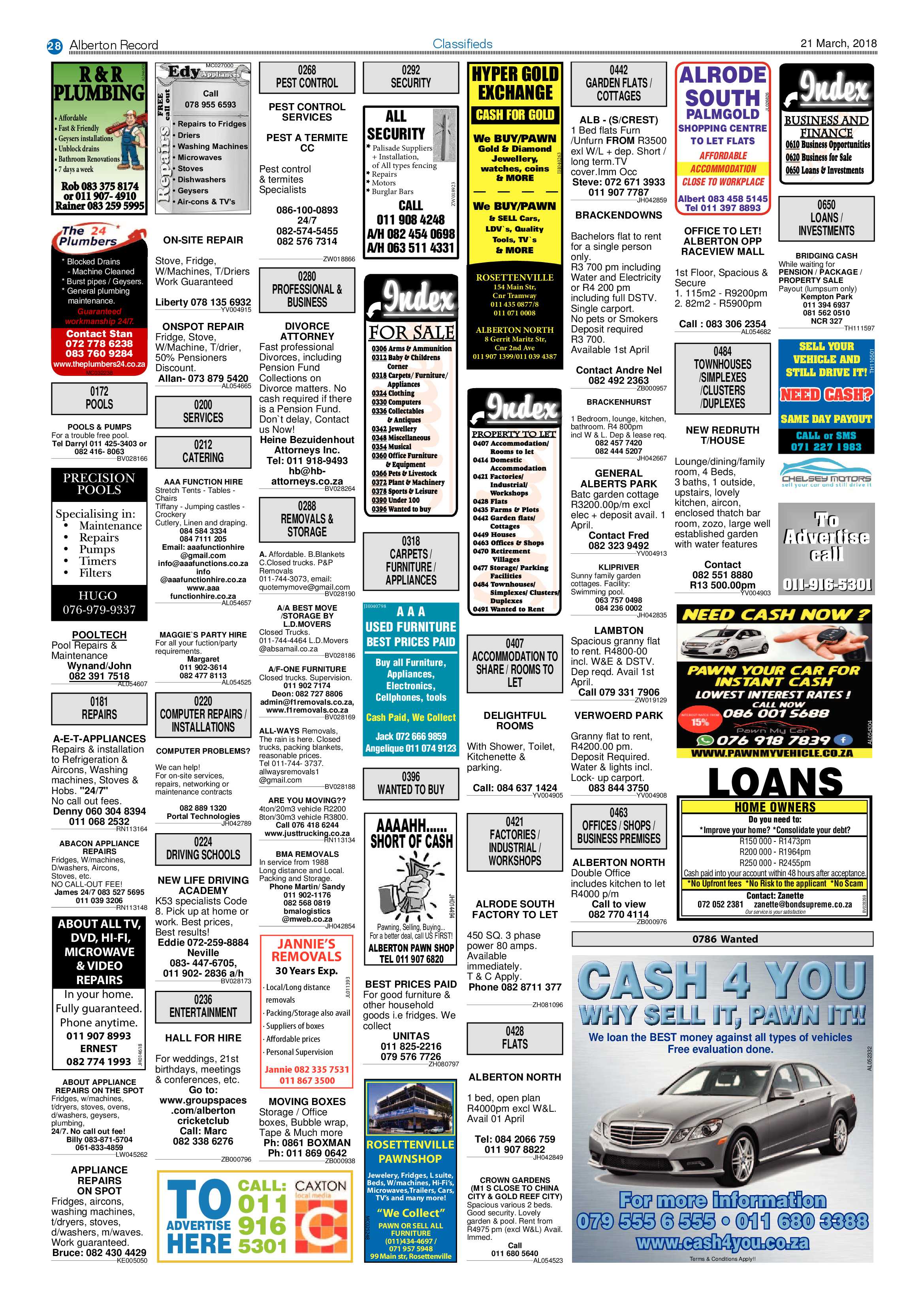 Alberton Record 21 March 2018 page 28