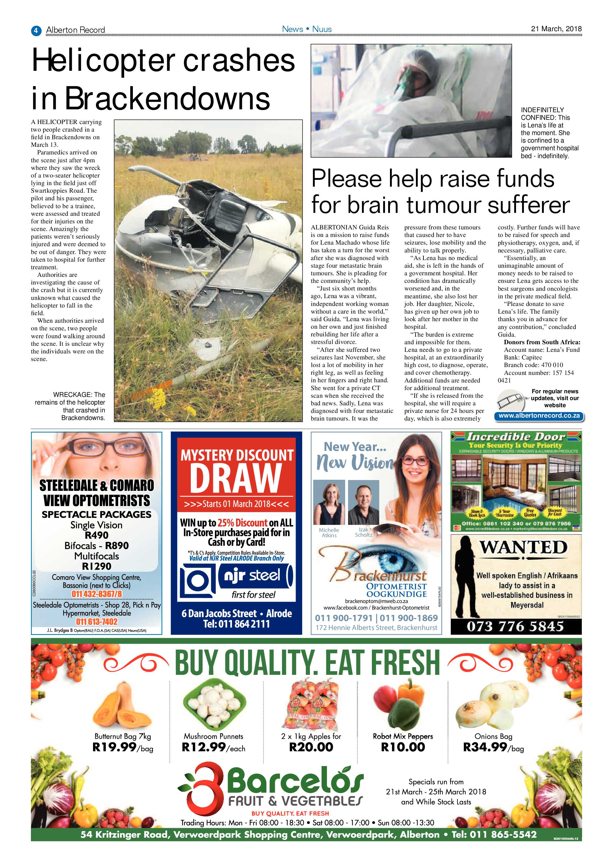 Alberton Record 21 March 2018 page 4