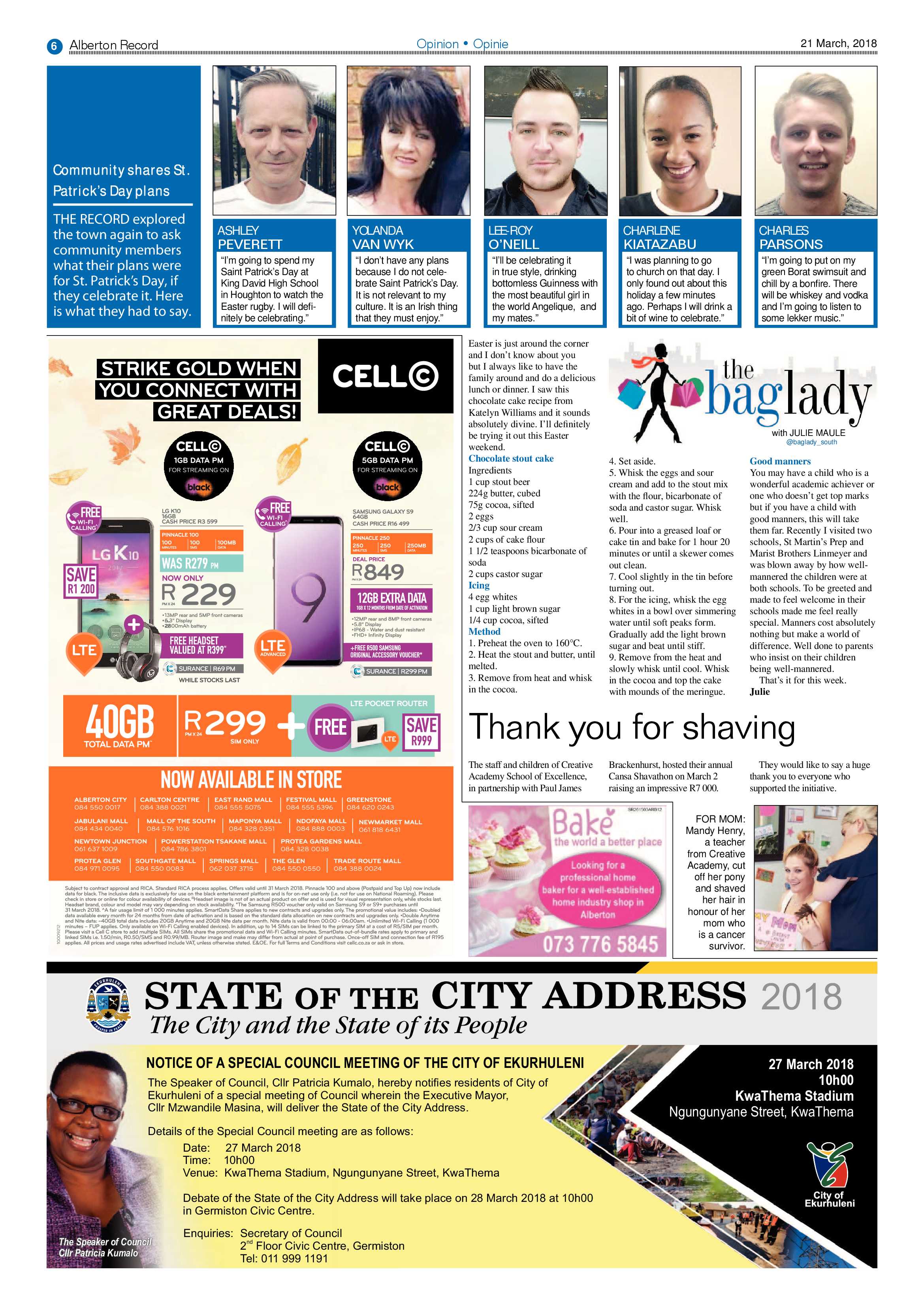 Alberton Record 21 March 2018 page 6