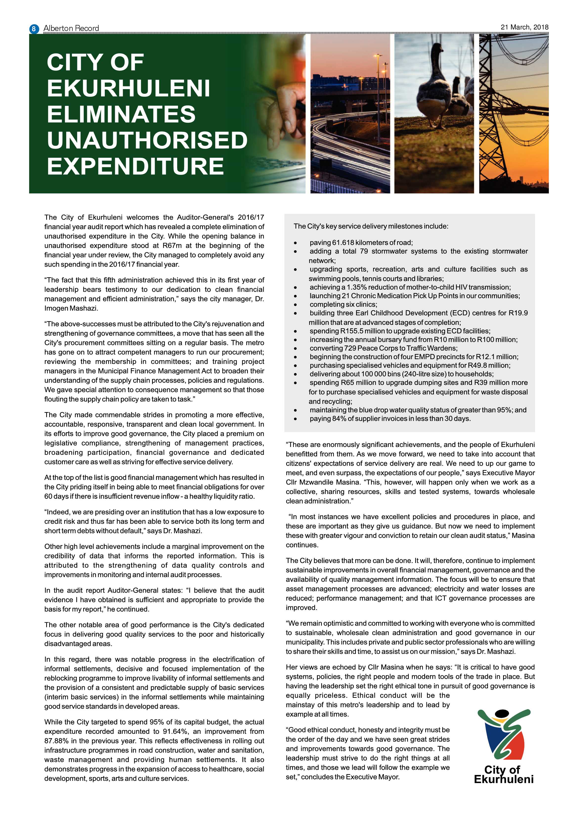 Alberton Record 21 March 2018 page 8