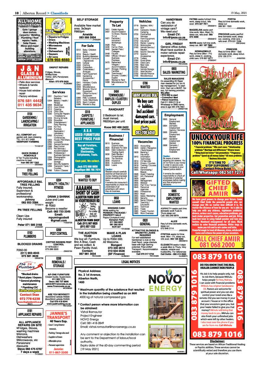 Alberton Record 21 May 2021 page 10