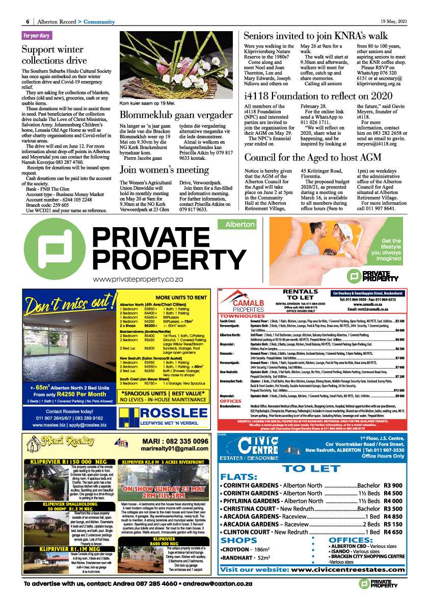 Alberton Record 21 May 2021 page 6