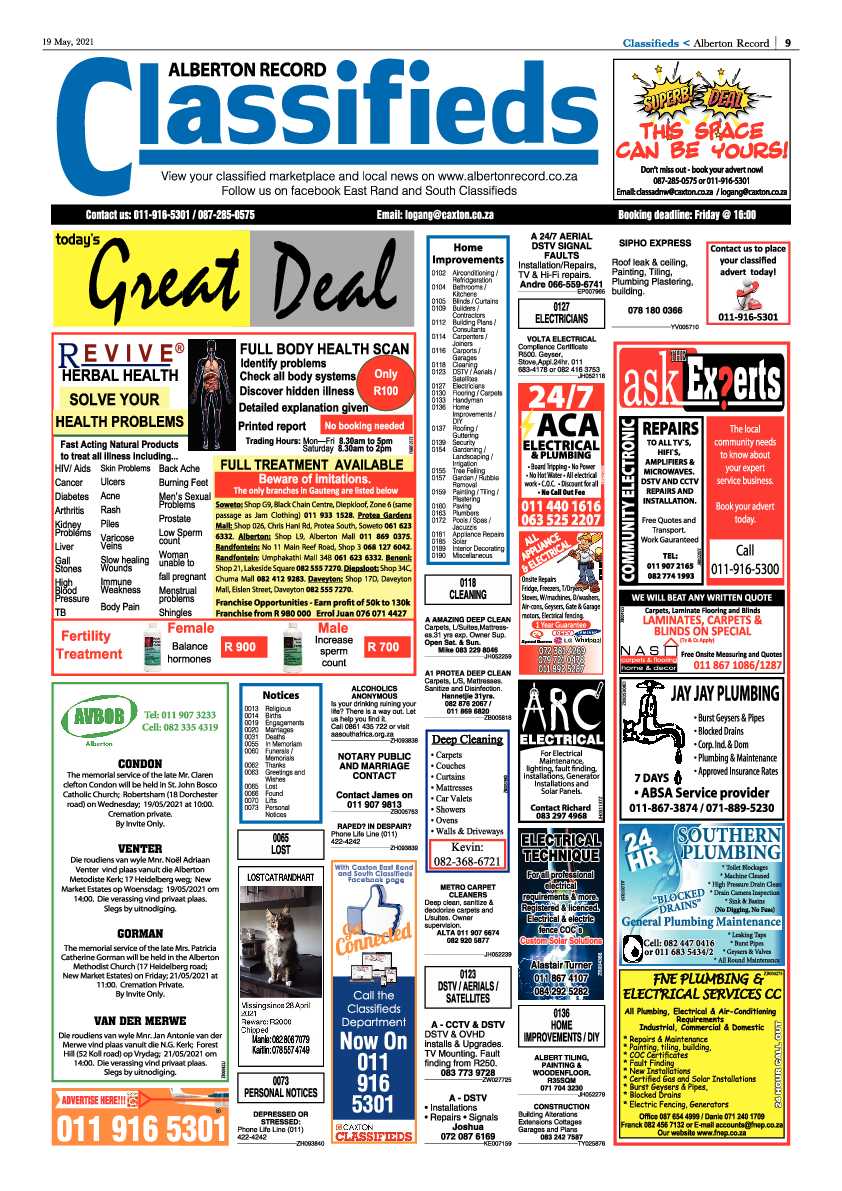 Alberton Record 21 May 2021 page 9
